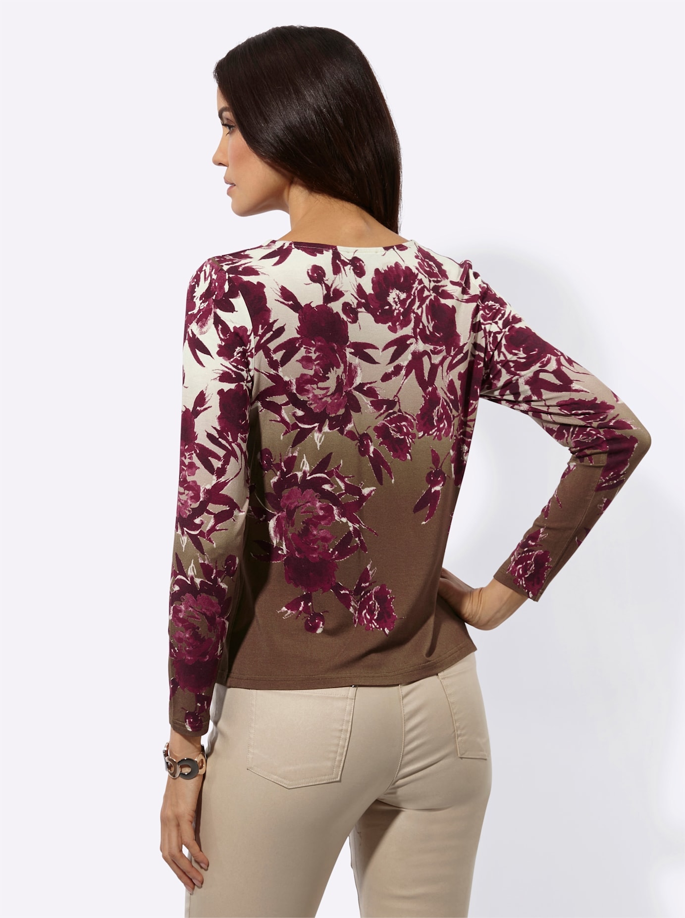 creation L T-shirt imprimé »Modal-Shirt« 1