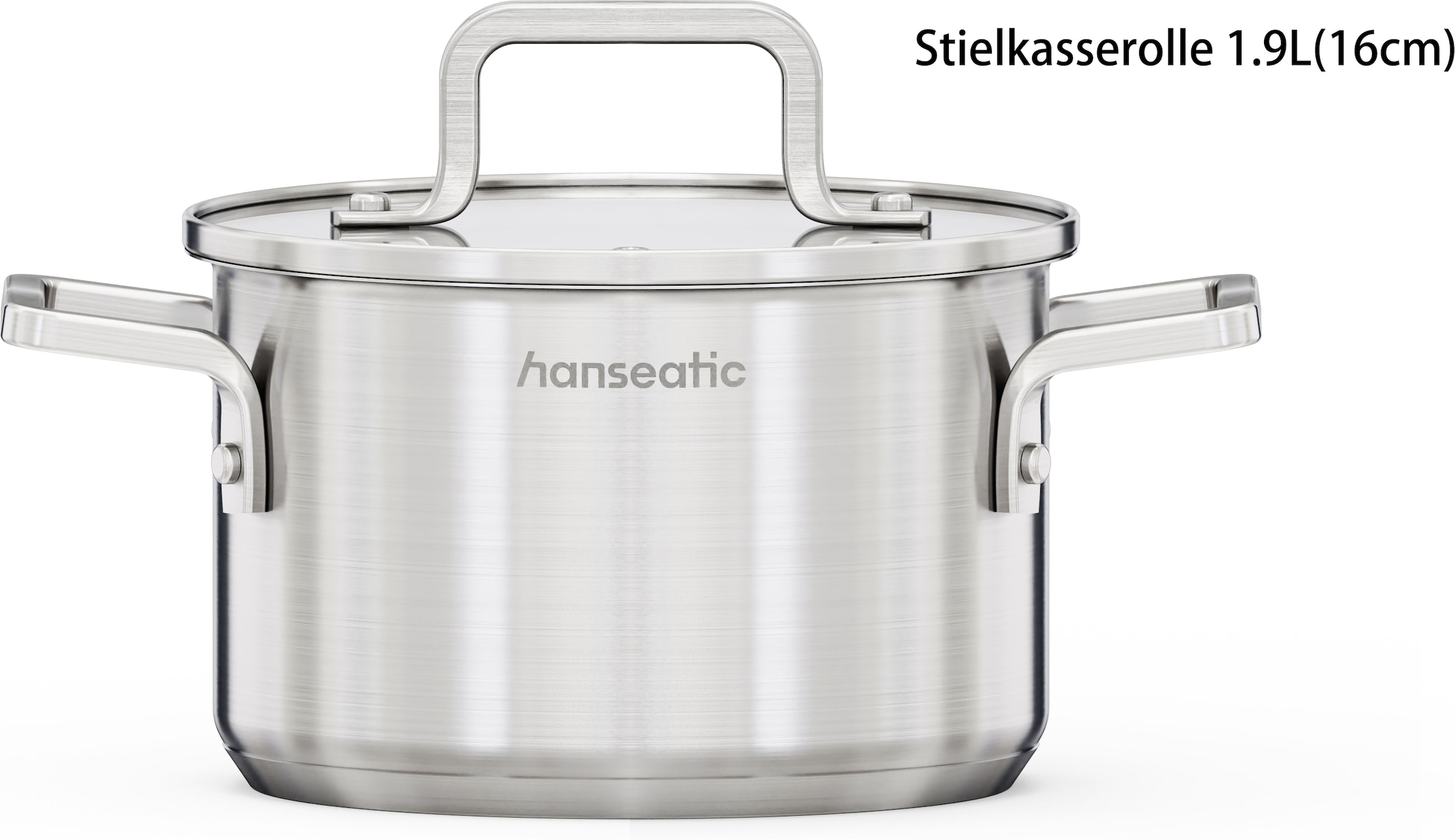 Hanseatic Casserole »DAILY, mit Antihaftbeschichtung« 1 tlg. Acier inoxydable 18/10
