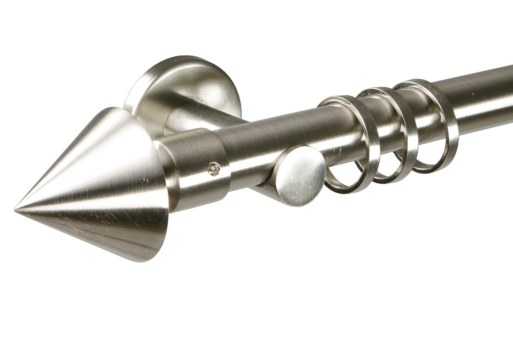 Liedeco Gardinenstange »Kegel« Ø 20 mm 1 läufig-läufig Fixmass
