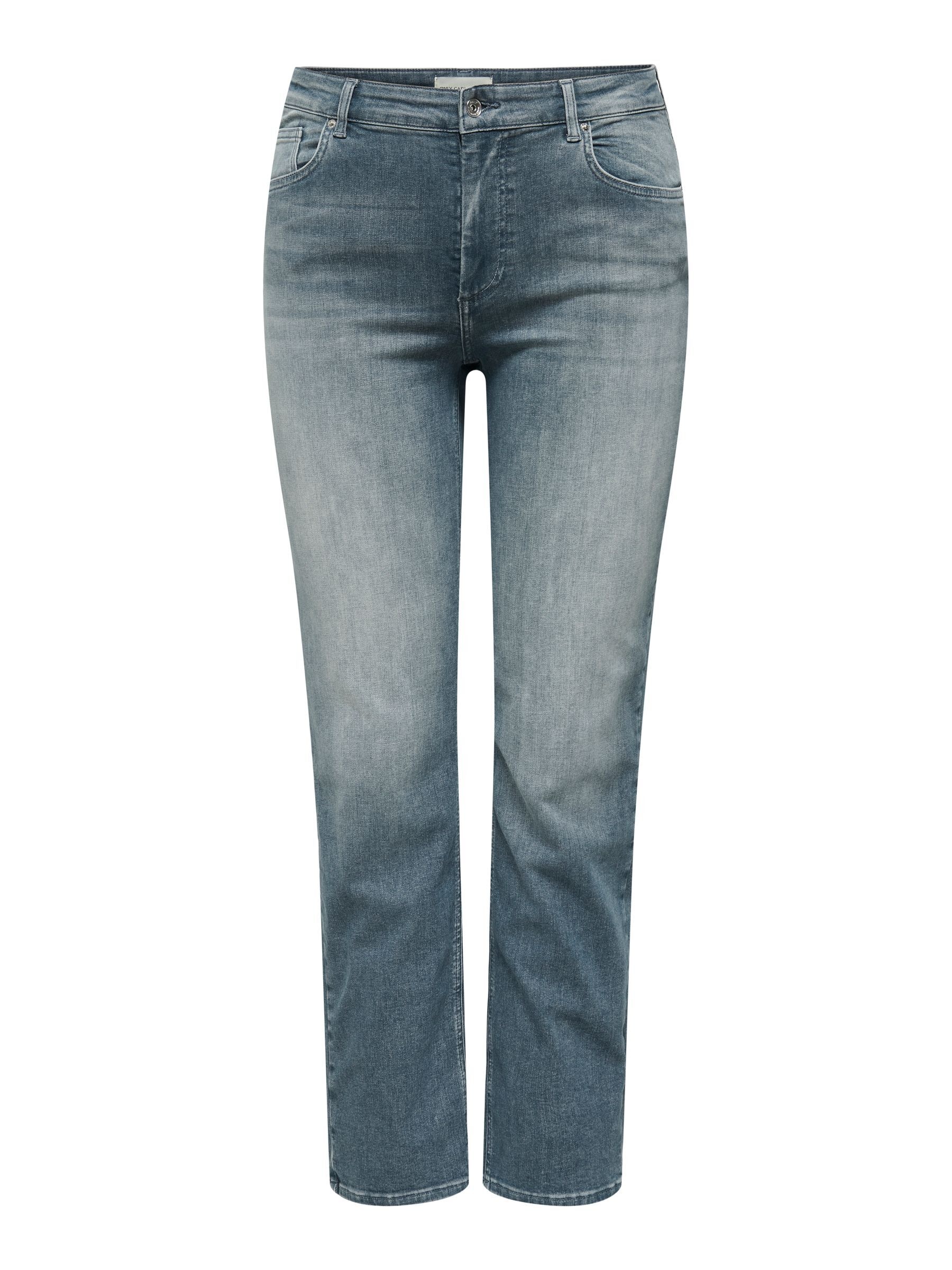 ONLY CARMAKOMA Jeans taille haute »CARWILLY HW STRAIGHT DNM REA2602 NOOS« Baumwollmischung, straight fit