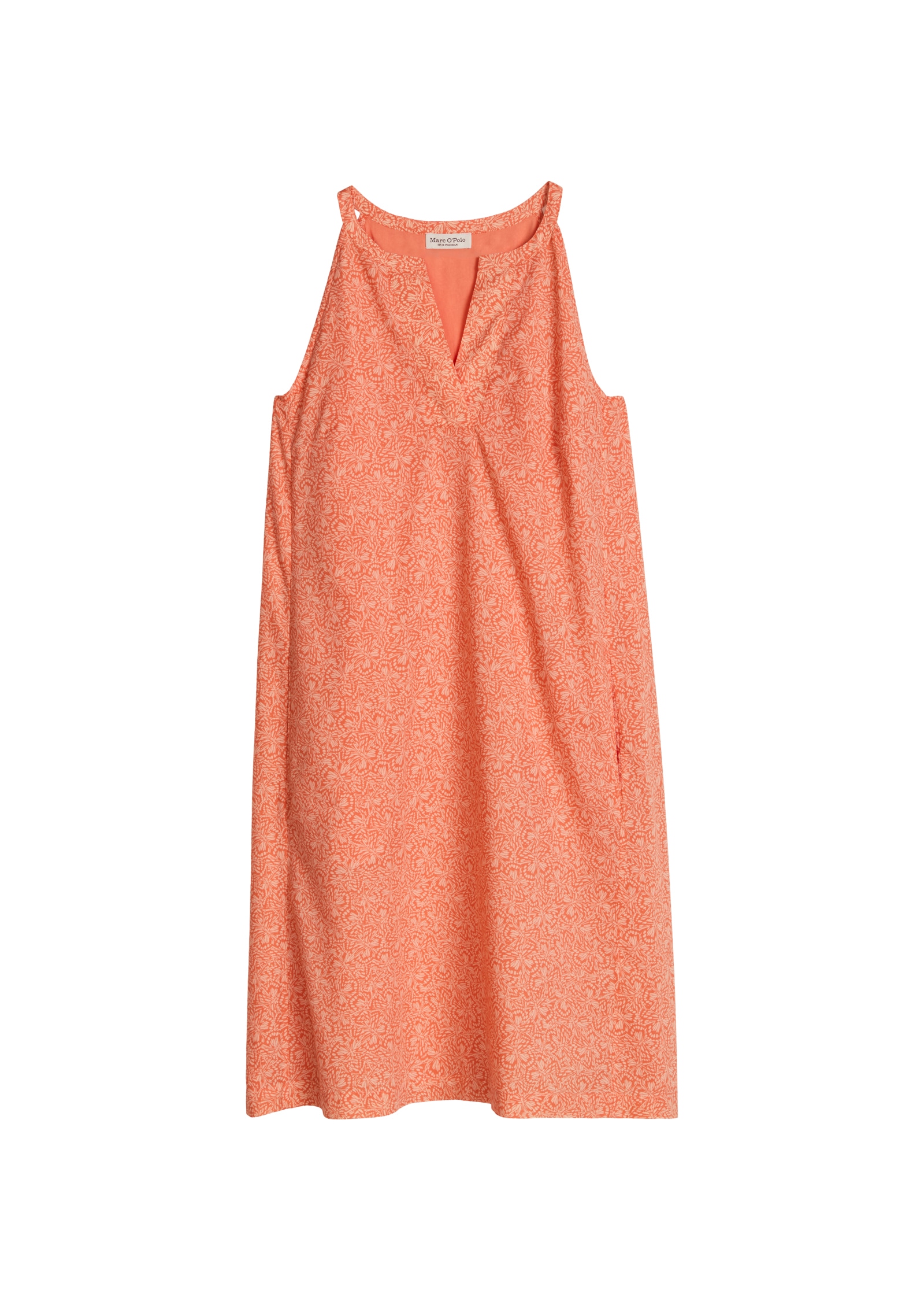 Marc O'Polo Robe d'été loose aus bedrucktem Baumwoll-Voile