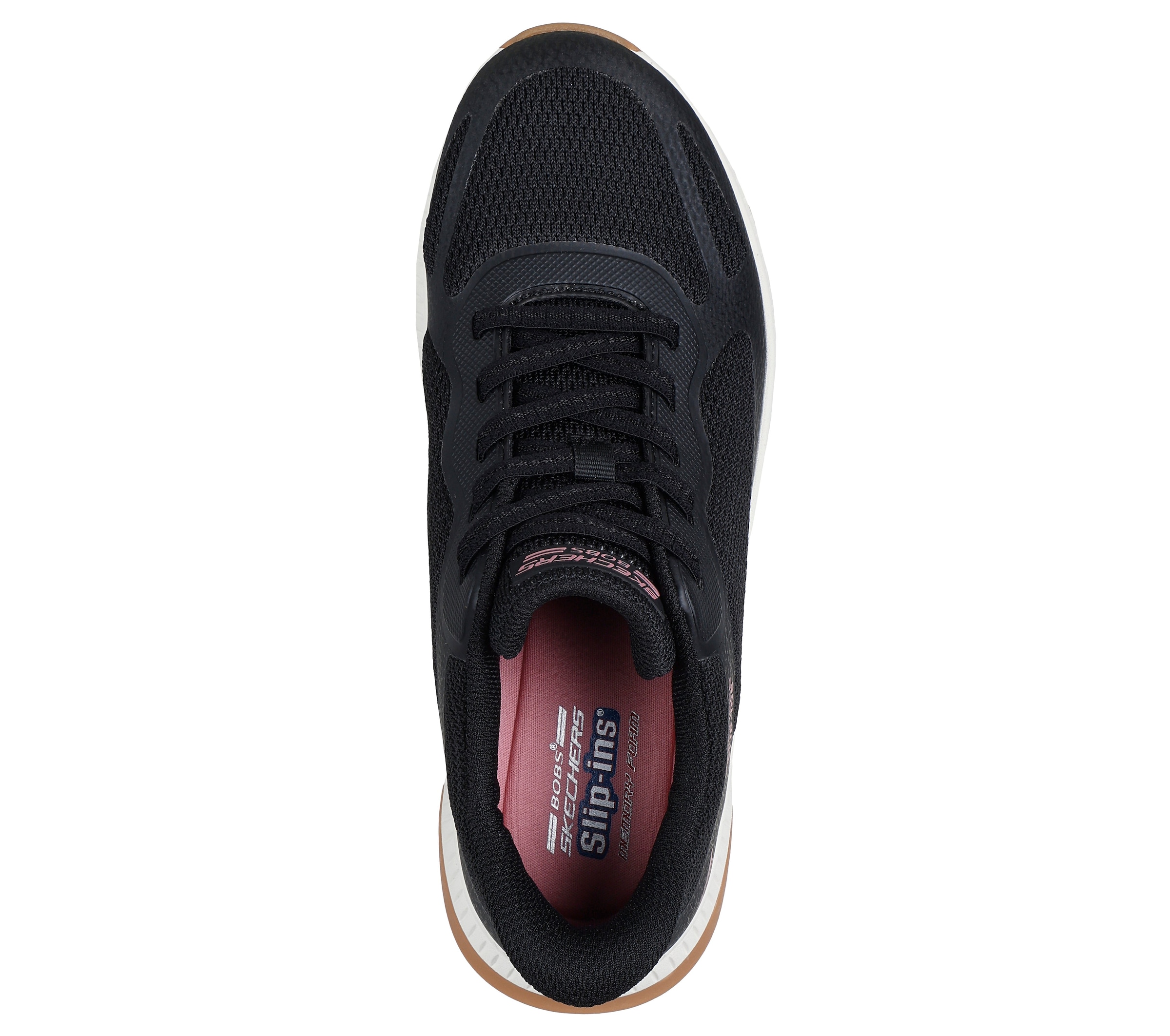 Skechers Baskets slip-on »BOBS SQUAD 4«  mocassin, chaussure de loisirs, chaussure basse avec mousse à mémoire de forme