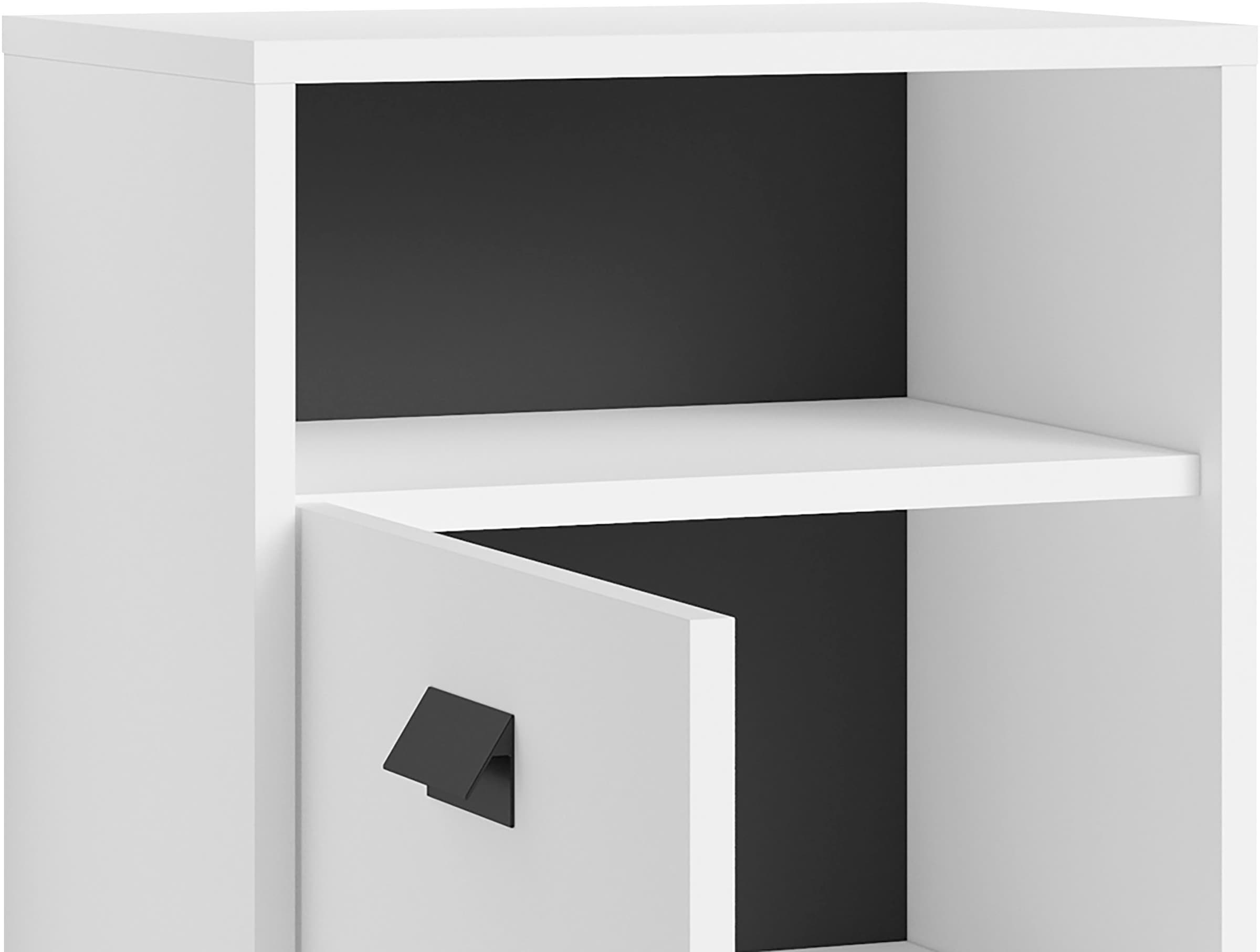 byLIVING Midischrank »Wellness« mit variablem Einlegeboden und offenem Fach für viel Stauraum