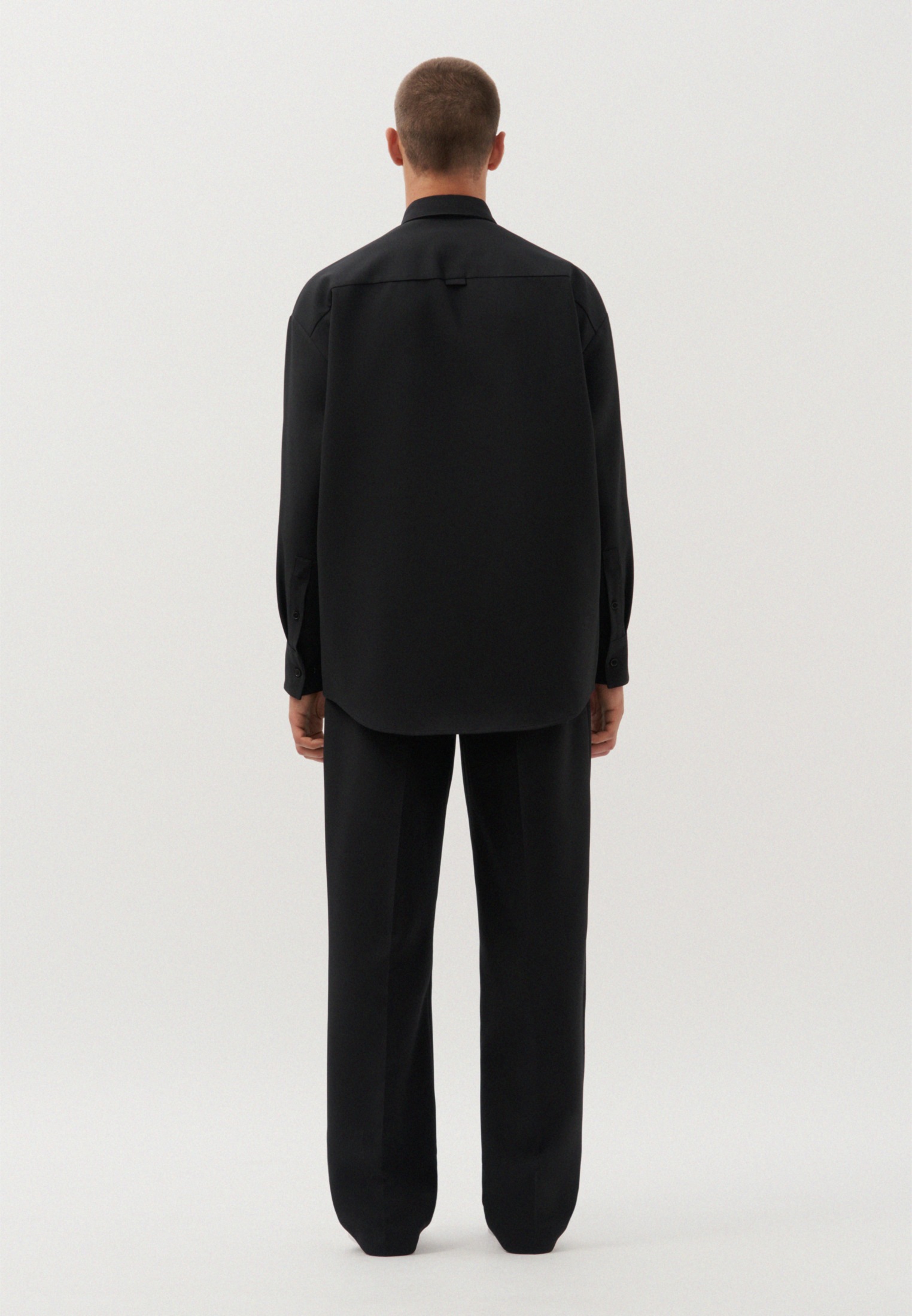 studio seidensticker Businesshemd »Studio« Oversized Langarm Kentkragen Uni