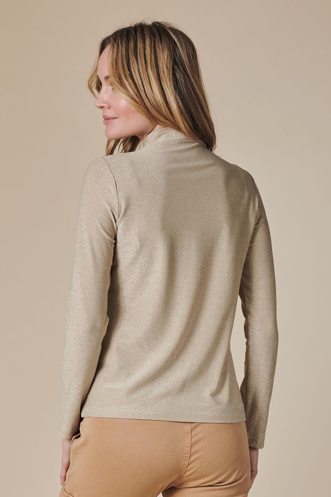 Zhrill Langarmshirt »ZHABIGAIL« mit Metallfasern