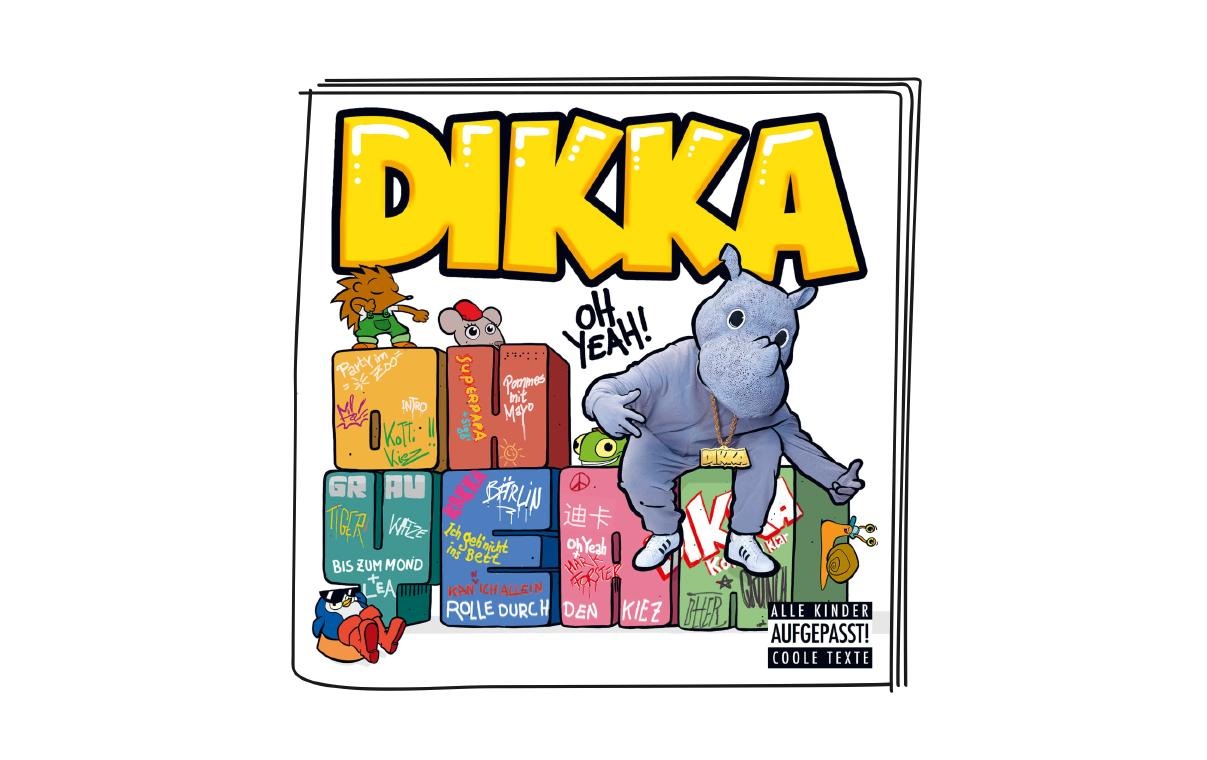tonies Personnage de feuilleton audio »Dikka – Oh yeah!«