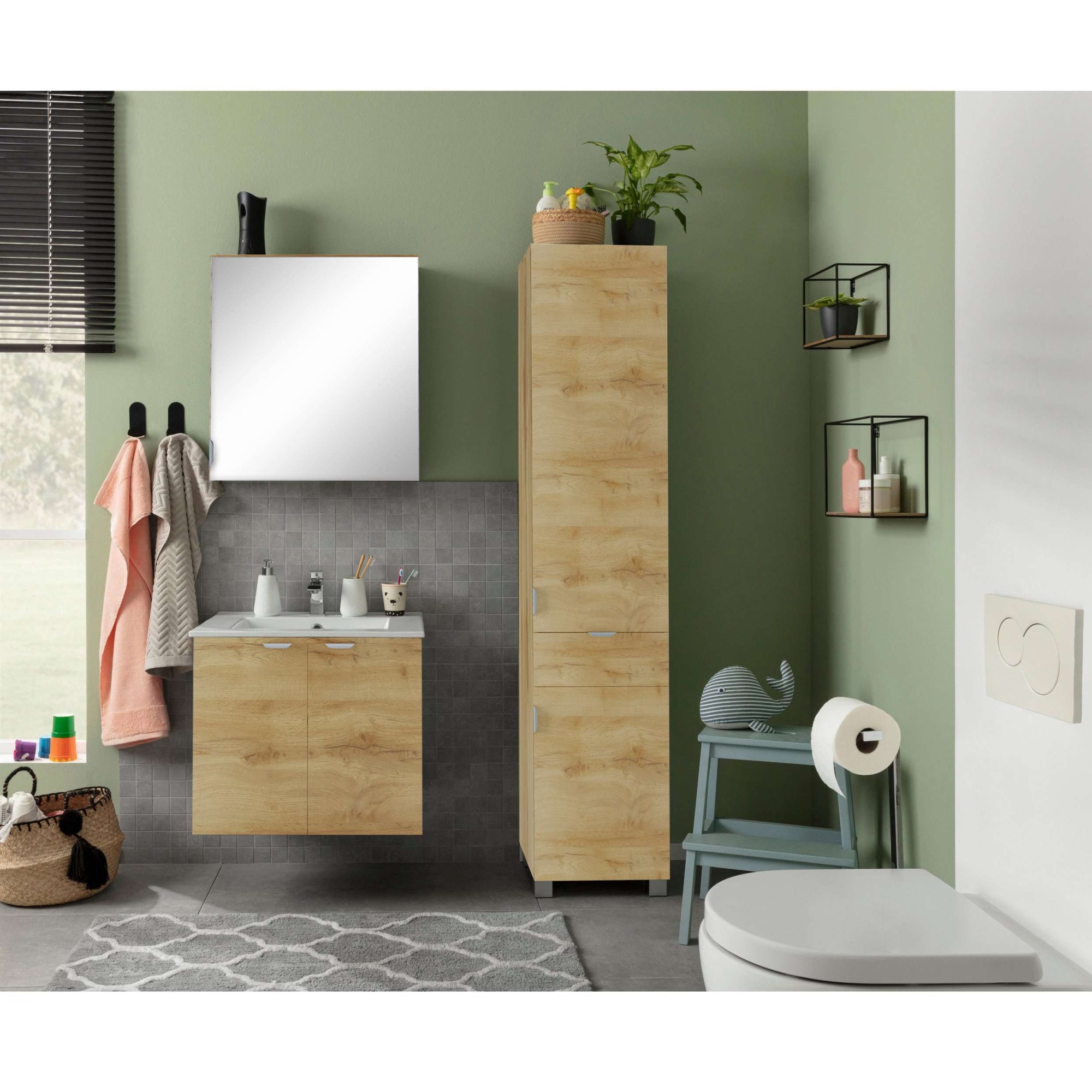 welltime Spiegelschrank »Lage« Pflegeleichte Oberfläche, FSC®-zertifiziert