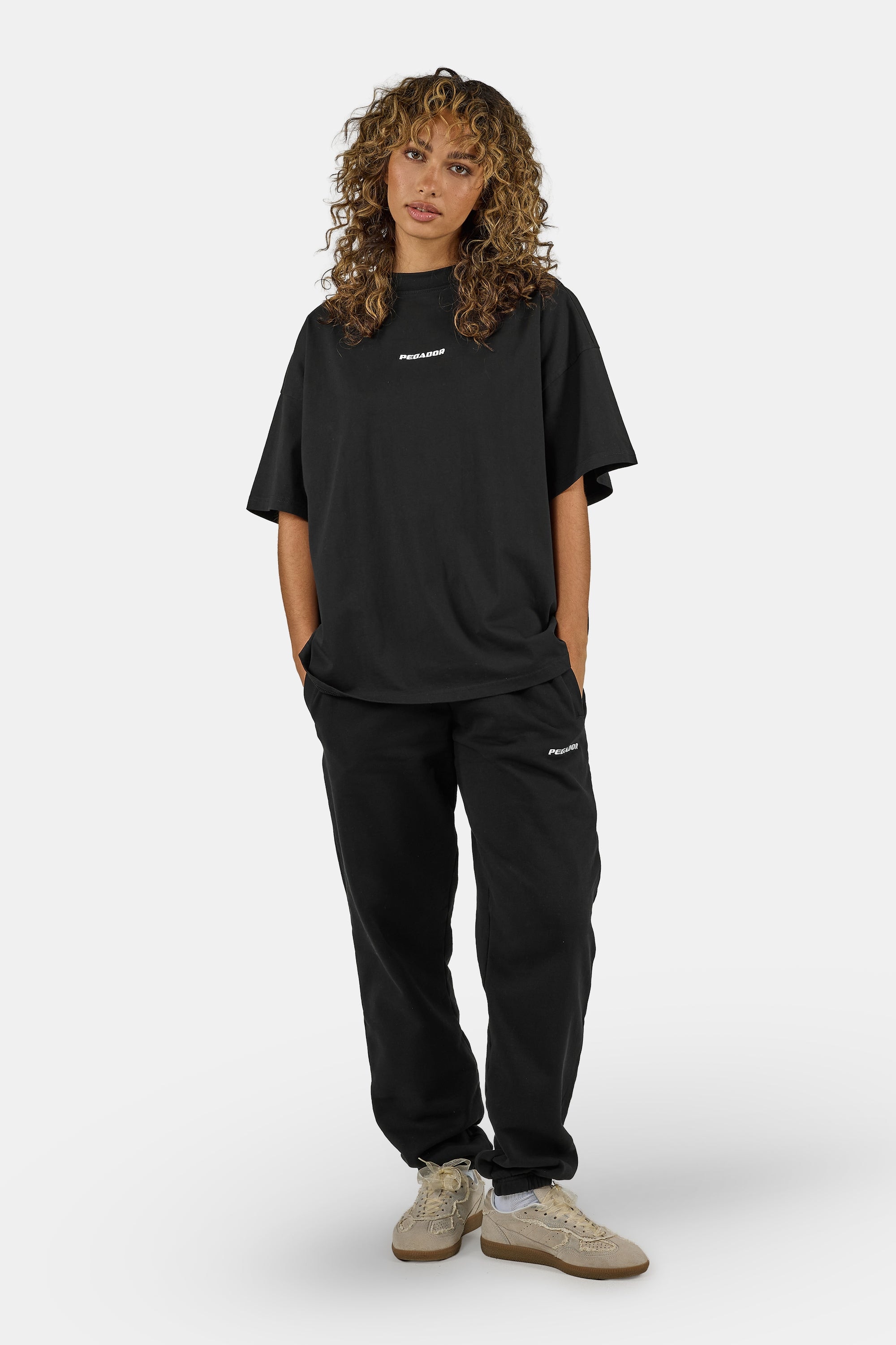 PEGADOR Sweathose »Villa High Waisted Sweat Pants«  Baumwollmischung, regular fit
