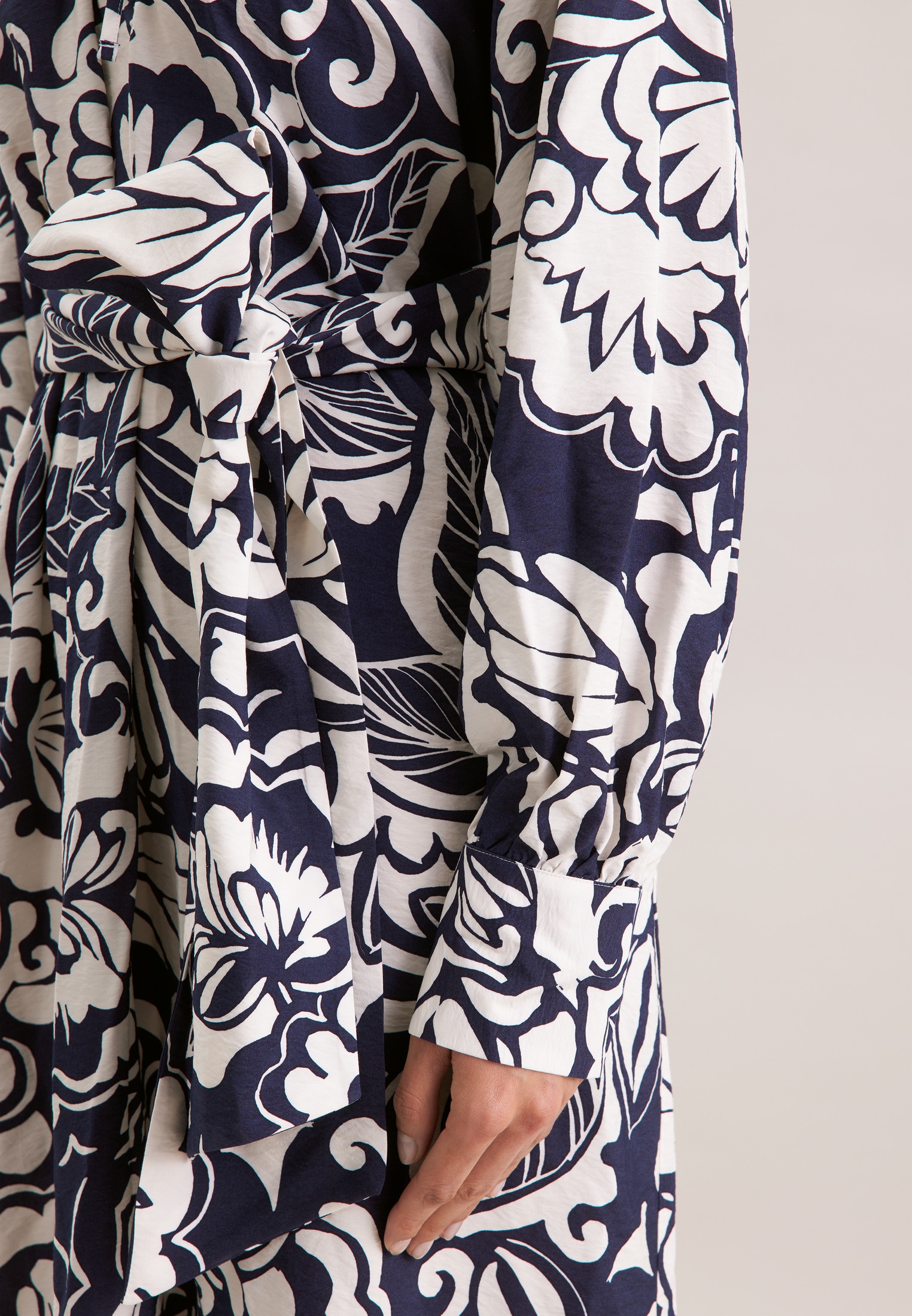 seidensticker Sommerkleid 1/1 V-Neck Druck