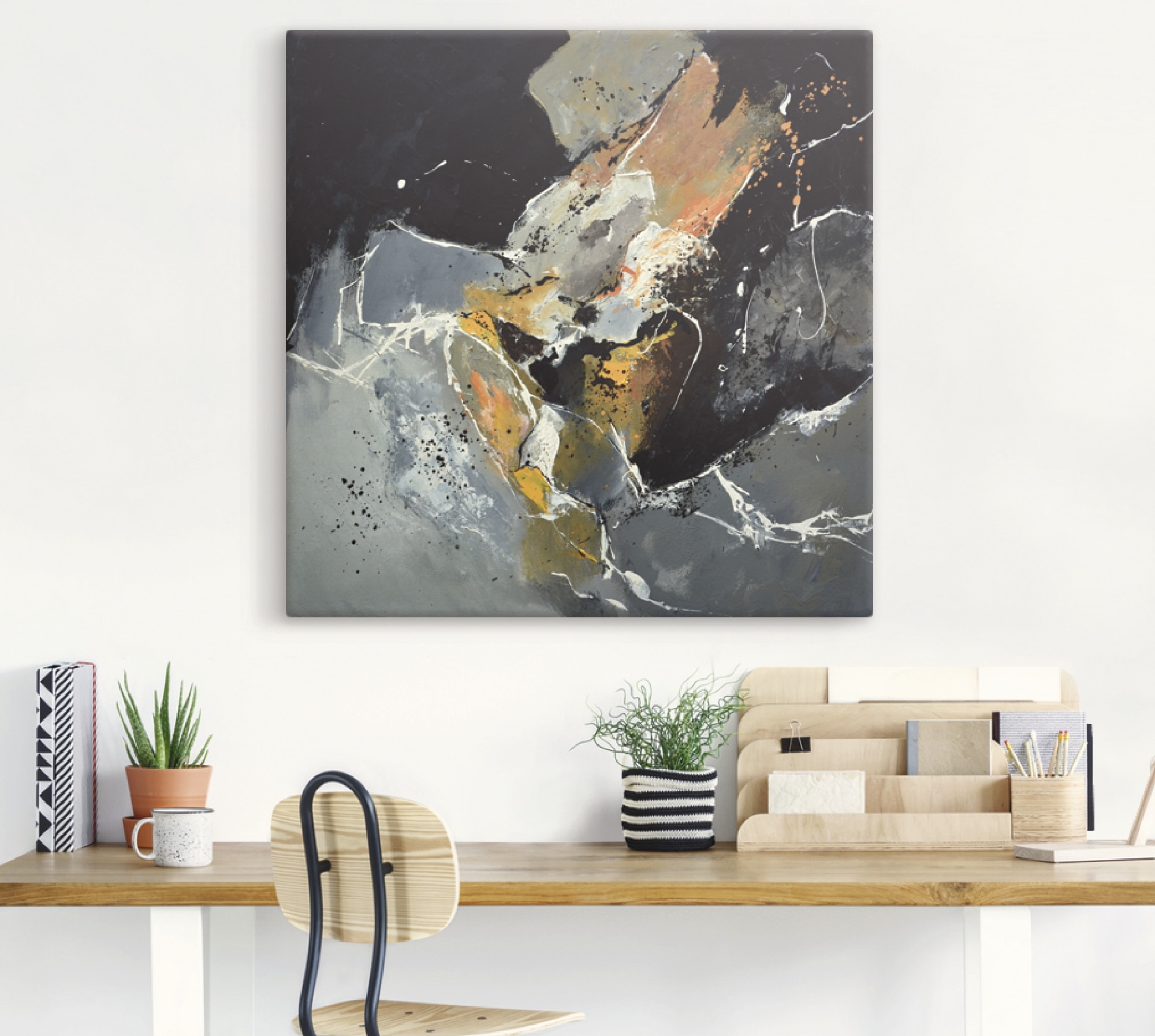 Artland Tableau sur toile »Abstrakt XV« 1 cuis tlg. auf Holzrahmen gespannt