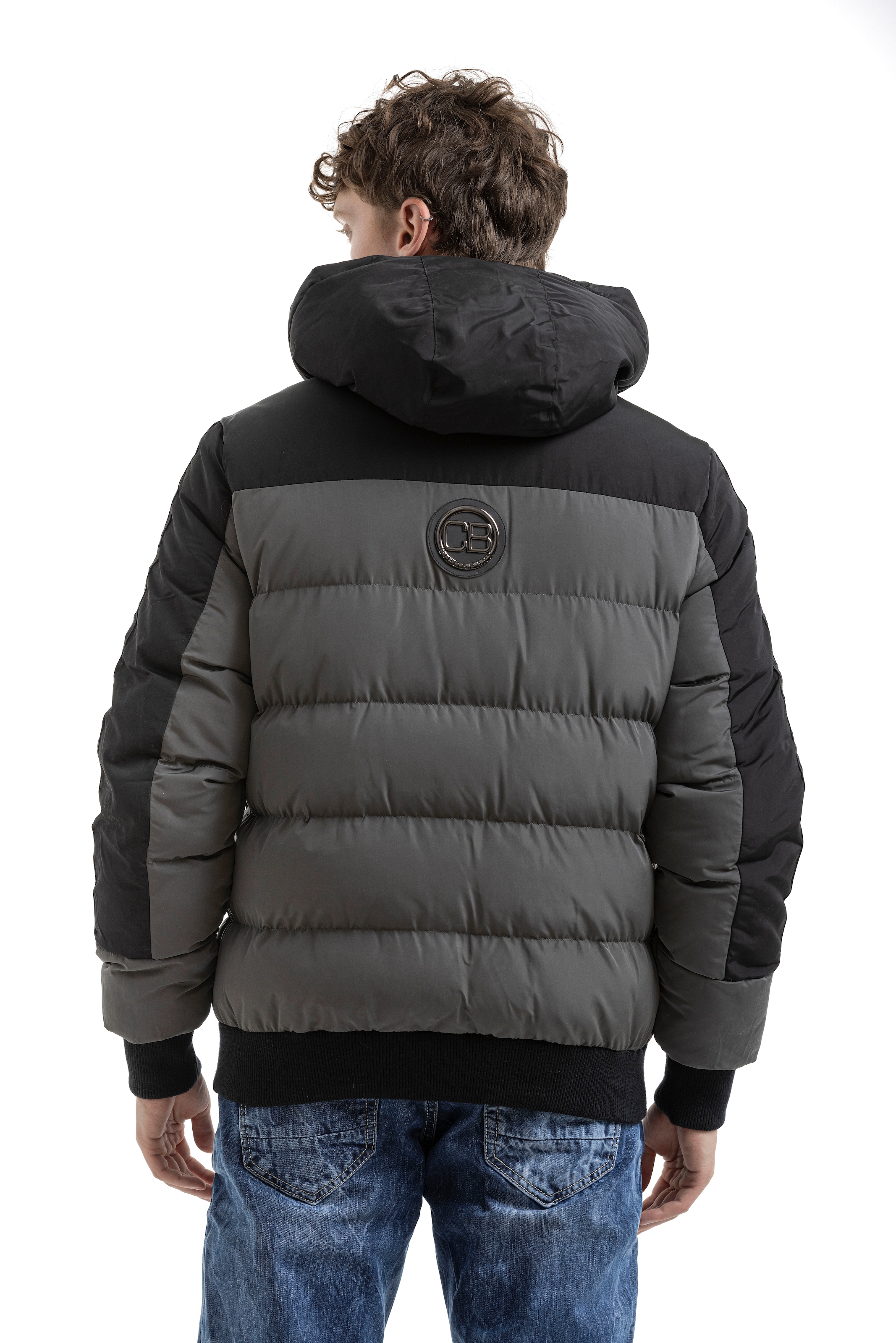 Cipo & Baxx Steppjacke mit Kapuze