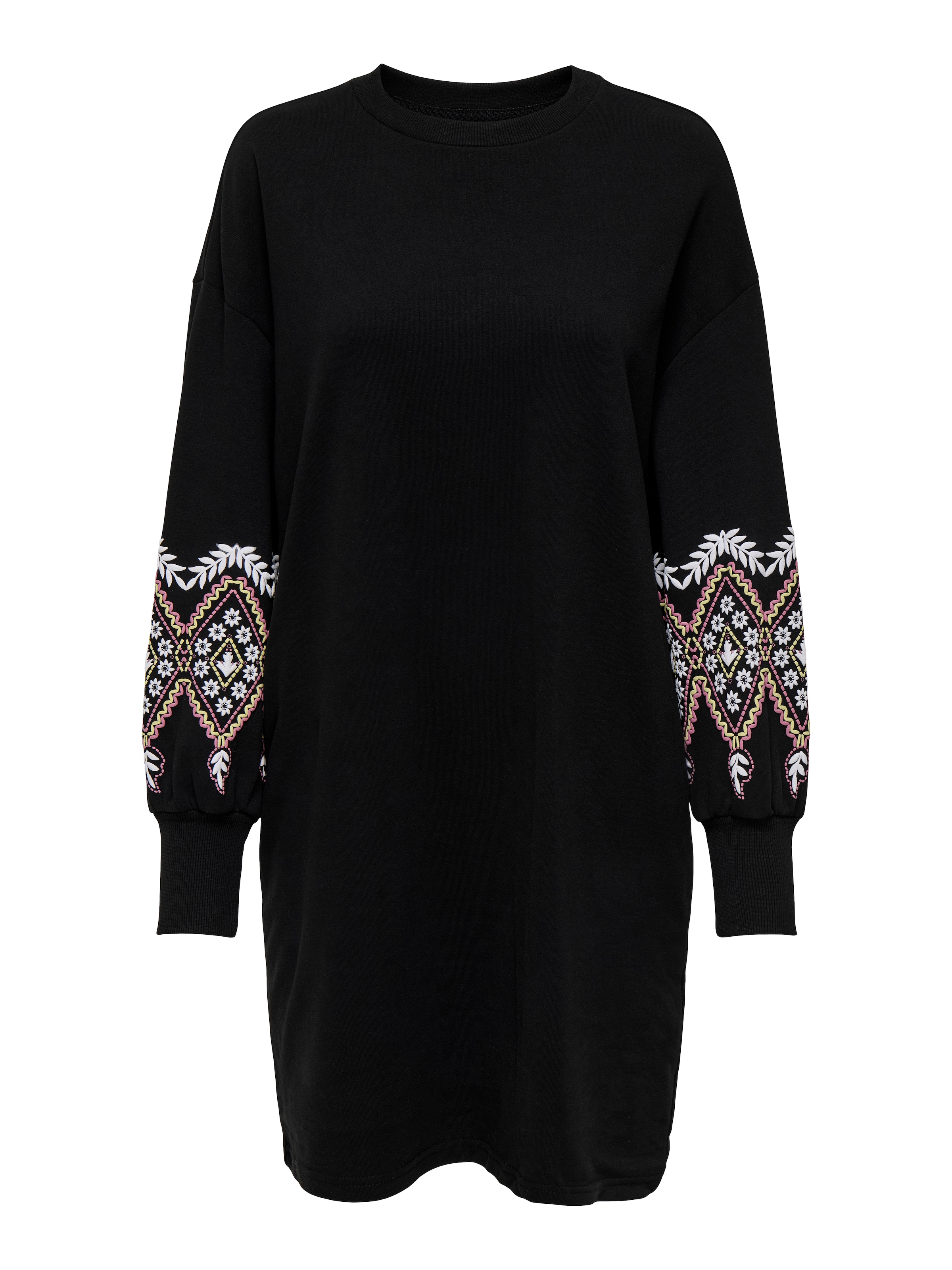 ONLY Sweatkleid »ONLBROOKE LS SHORT DRESS FLOWER SWT NOOS«