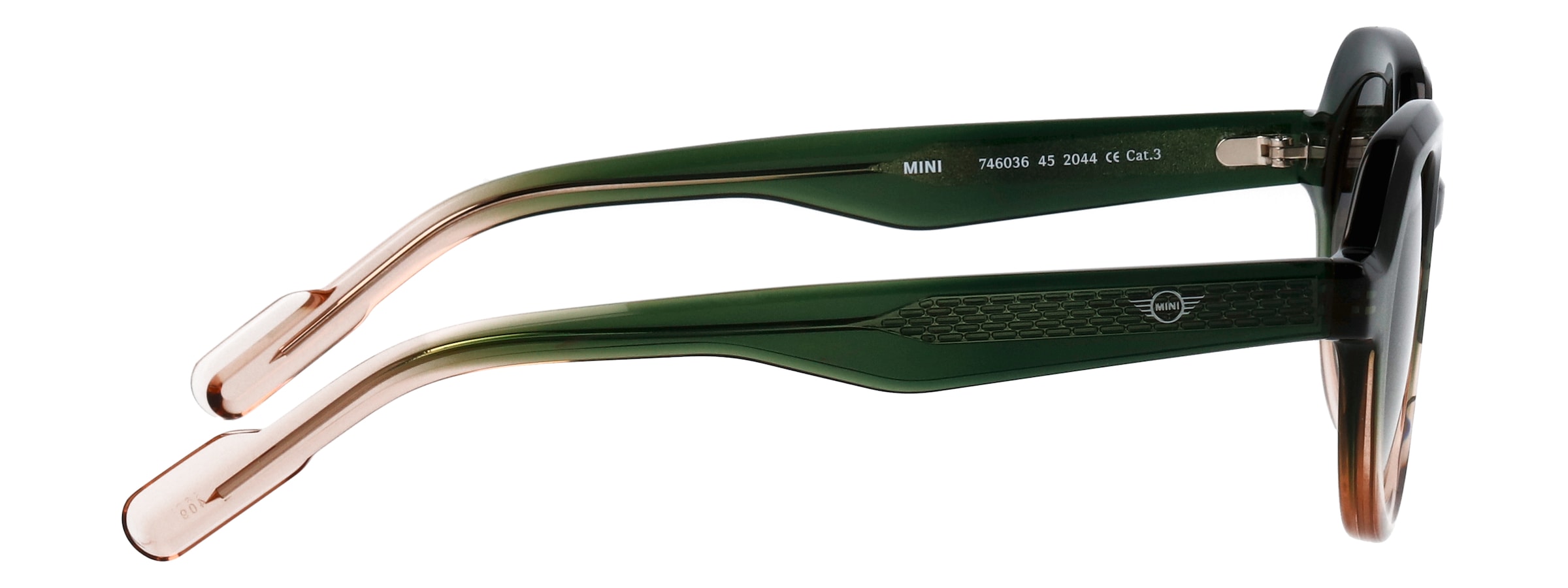 MINI EYEWEAR Lunettes de soleil »Modell 746036« Form Hexagon, Logoschriftzug auf Bügel, Kunststofffassung