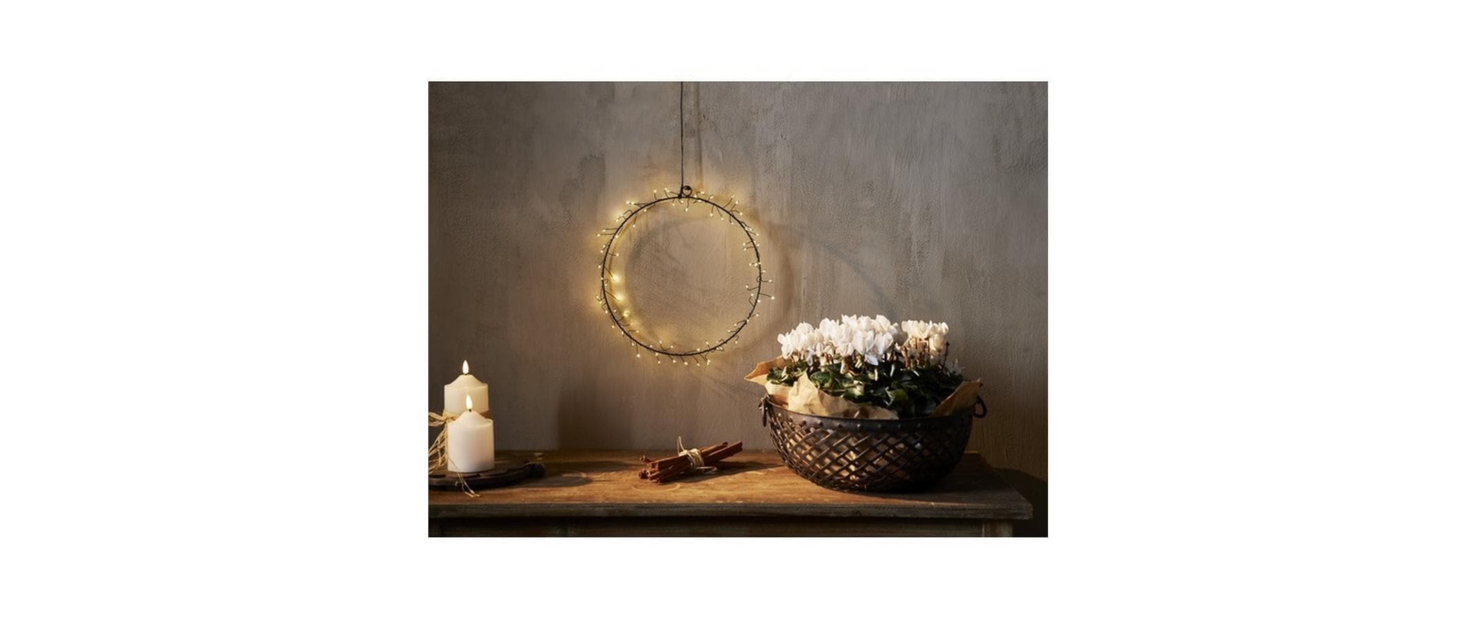  Dekohänger »LED-Weihnachtskranz«
