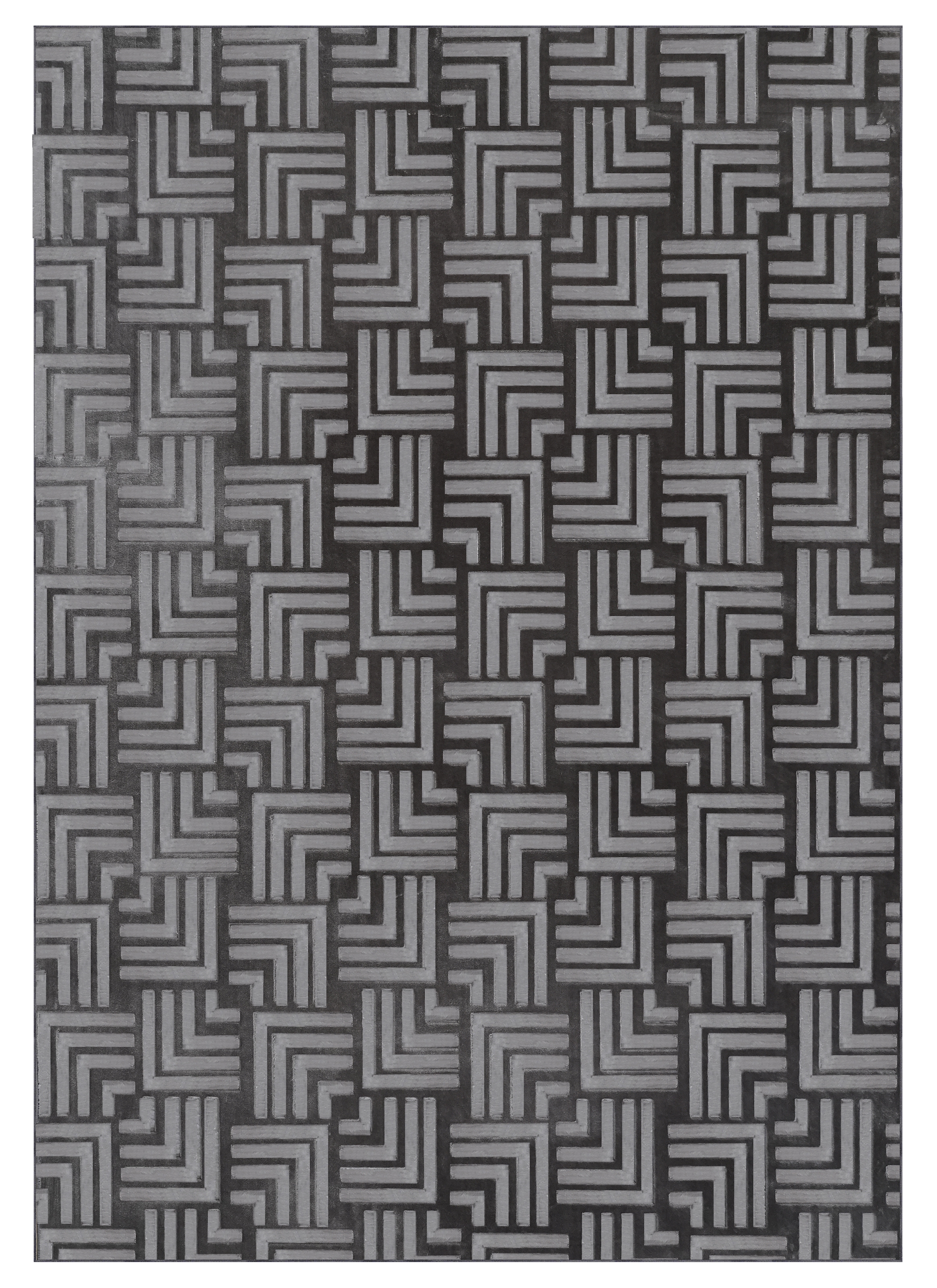 Kayoom Tapis »Calma 325« Rectangulaire 10 mm Höhe poils courts, effet 3D, salon