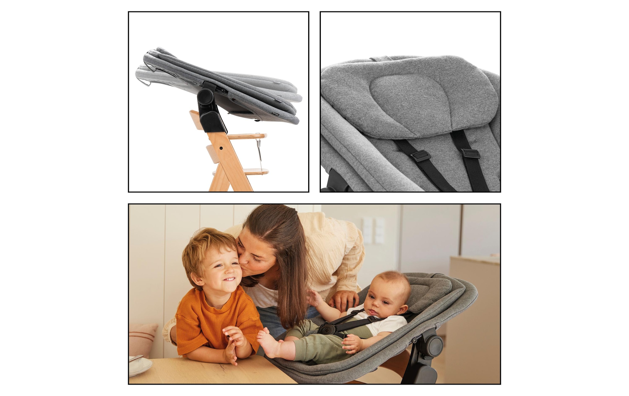 Hauck Hochstuhl »Hochstuhl Alpha+ Pro, mit Newborn-Aufsatz« () dieses Produkt besteht aus FSC®-zertifiziertem Material