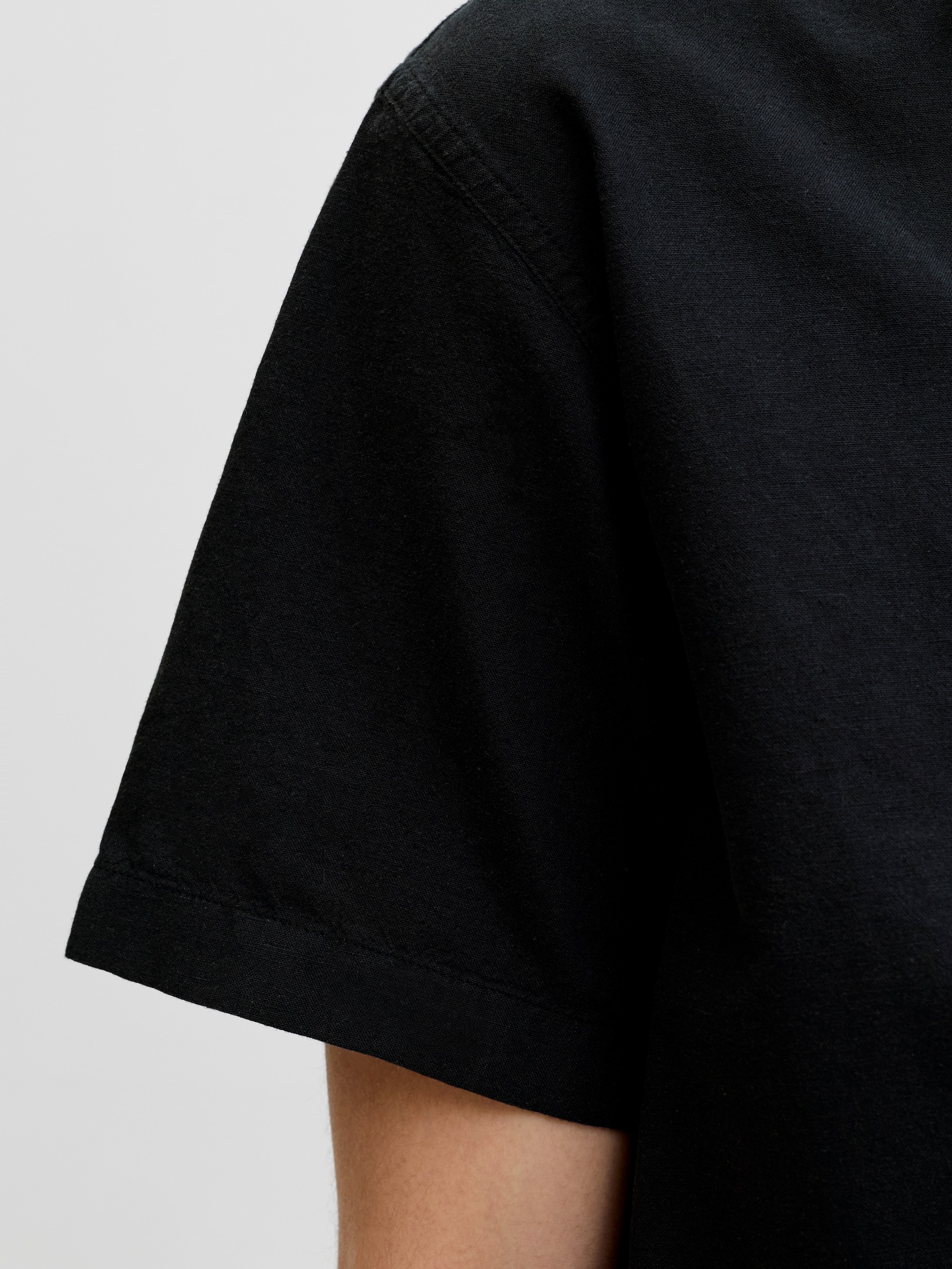 Jack & Jones PlusSize Chemise à manches courtes »JJEBREEZE LINEN BLEND SHIRT S/S SN PLS« mit Leinen, regular fit