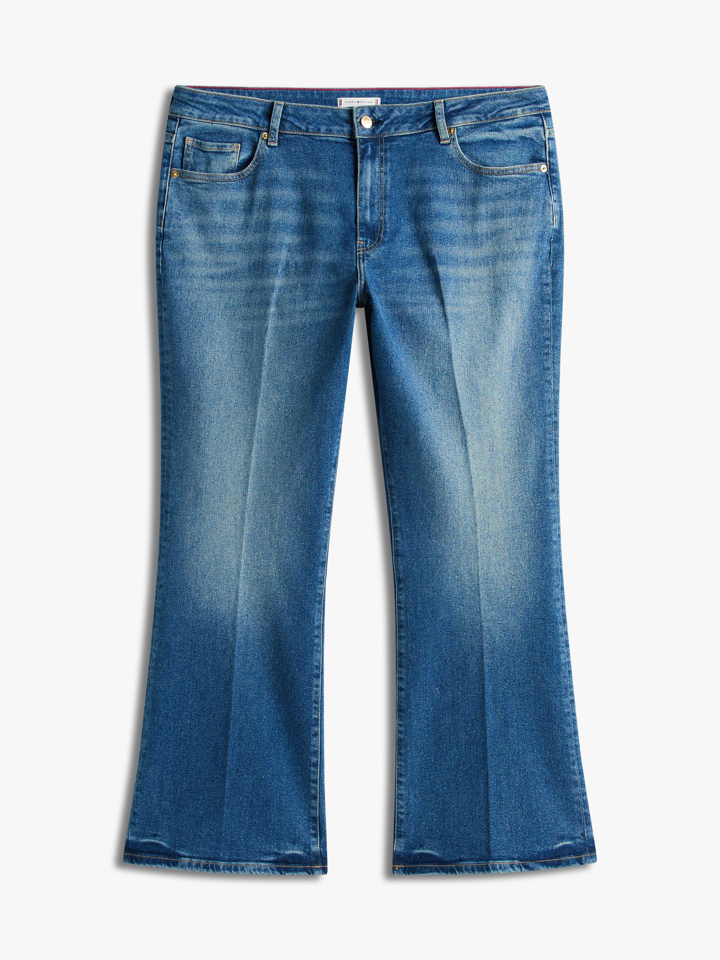 Tommy Hilfiger Curve Jeans bootcut »CRV DNM GLOW BOOTCUT RW« in grossen Grössen