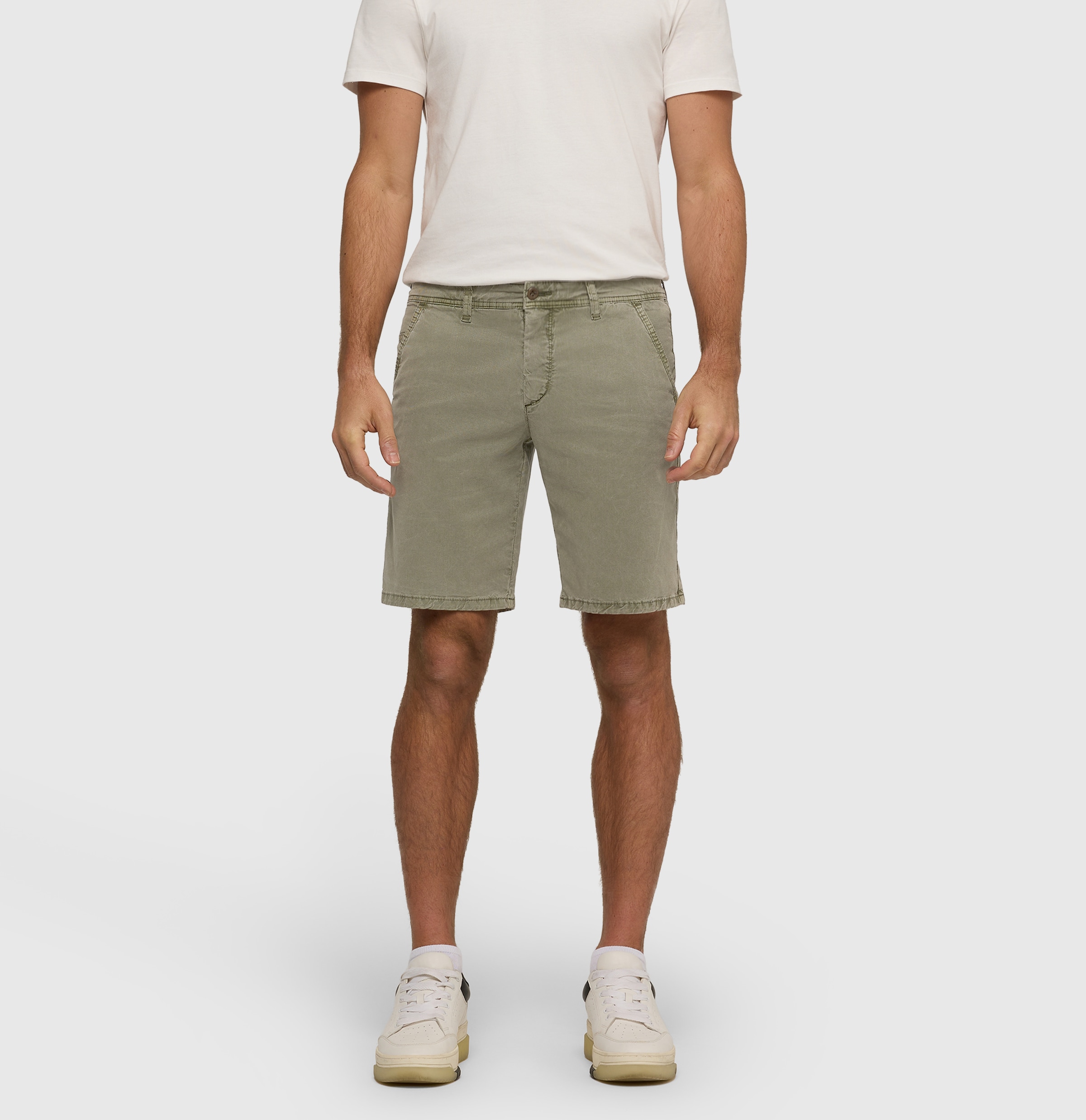 MAC Bermuda »Liam Bermuda«  aspect délavé, qualité sergé