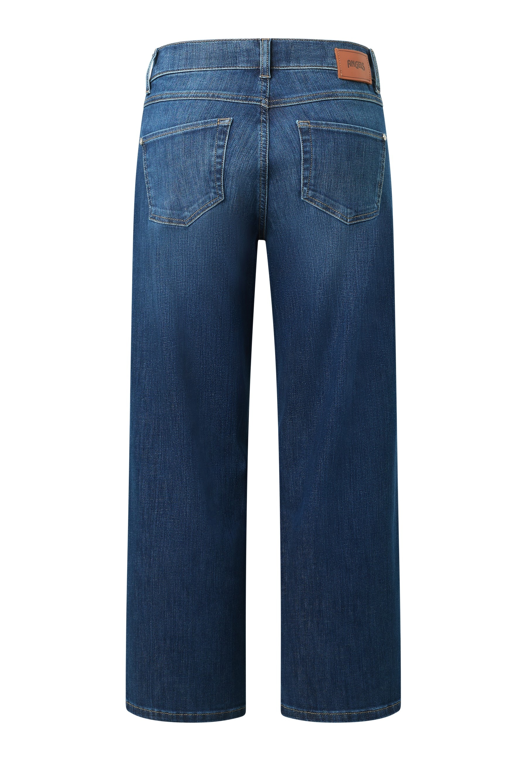 ANGELS Jeans 7/8 »LINN SMART« design culotte, coupe décontractée, en mélange de coton doux