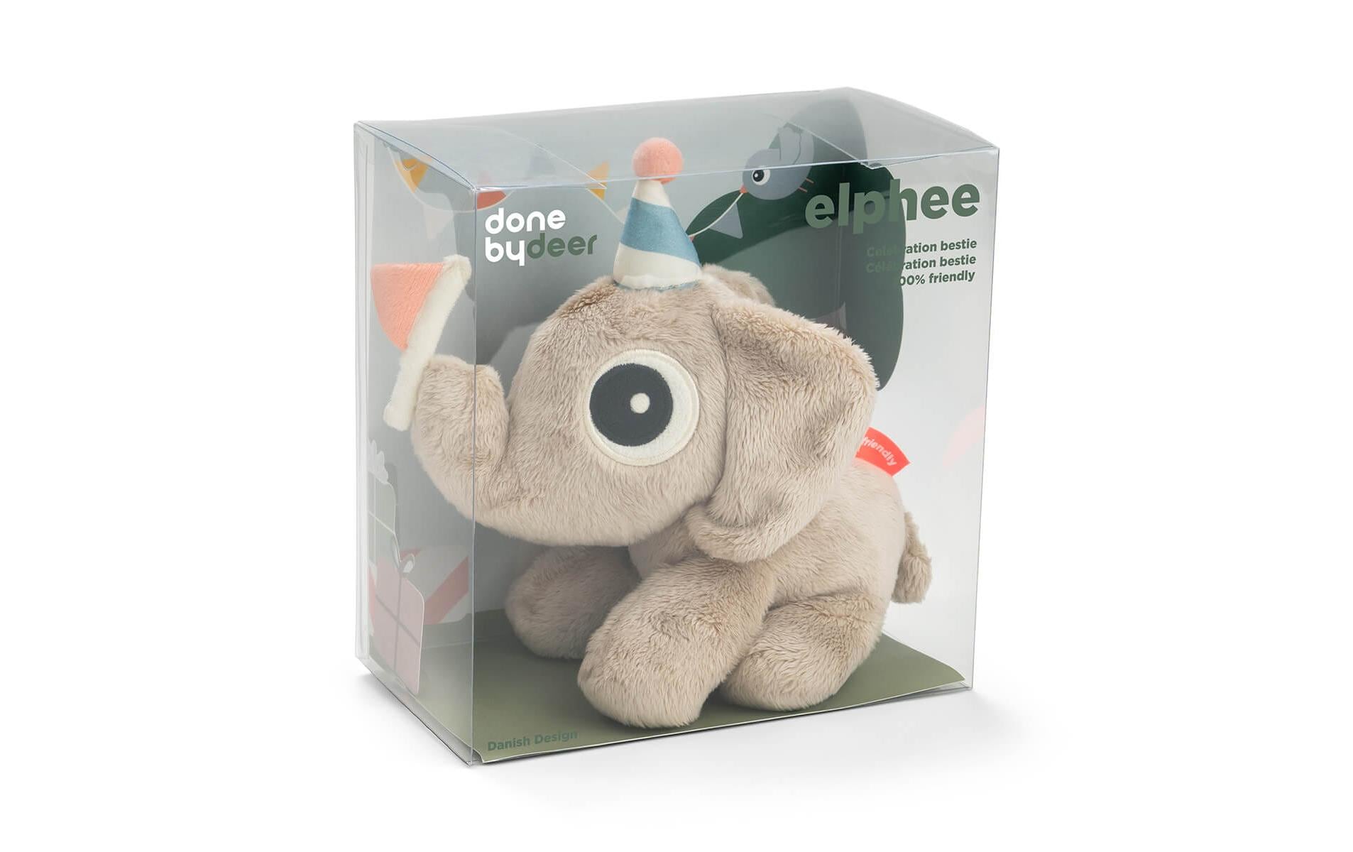 DONE BY DEER Figurine en peluche »done by deer Bestie-Geschenkbox – elphee«
