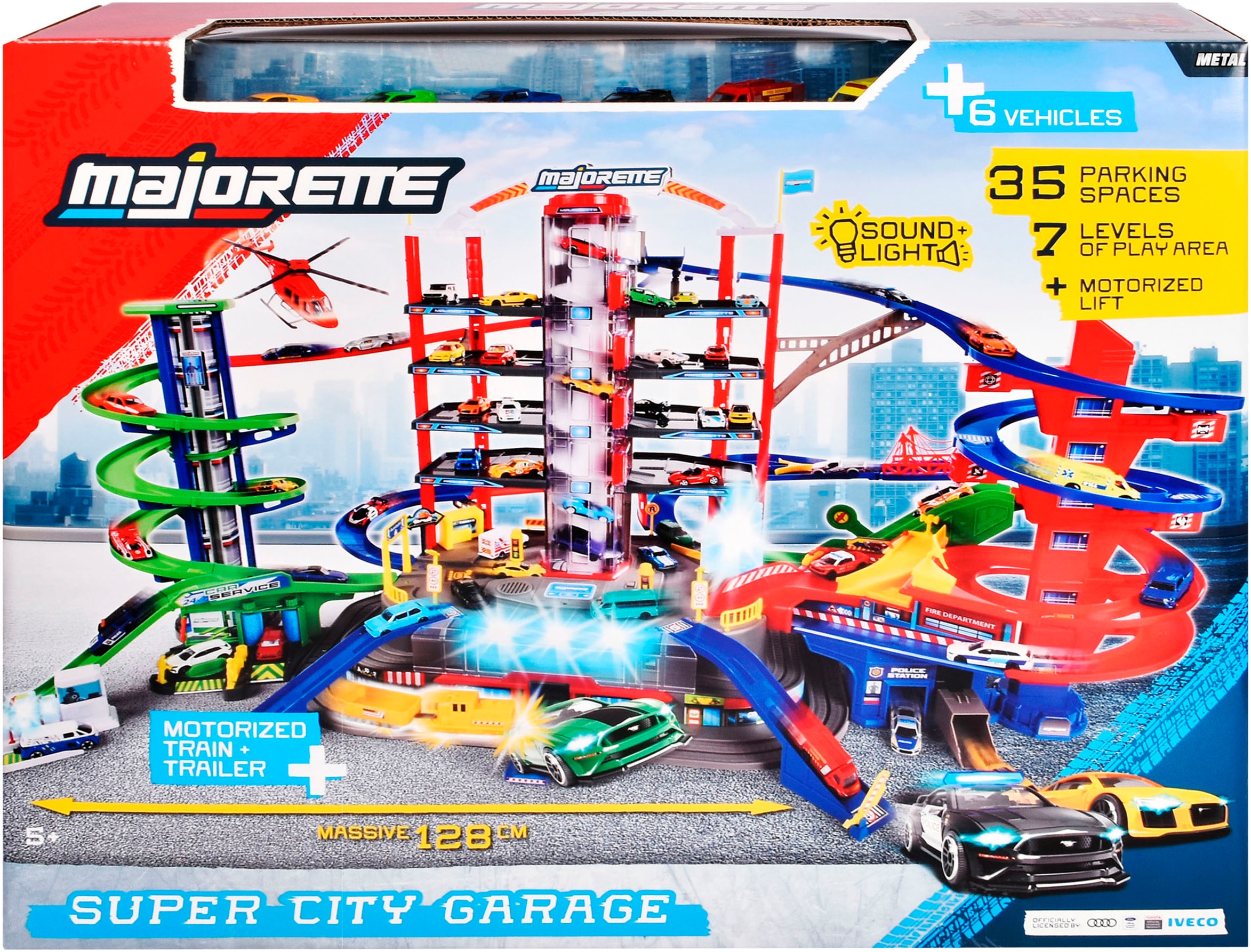 majORETTE Parc de jeux »City Garage« mit Licht und Sound