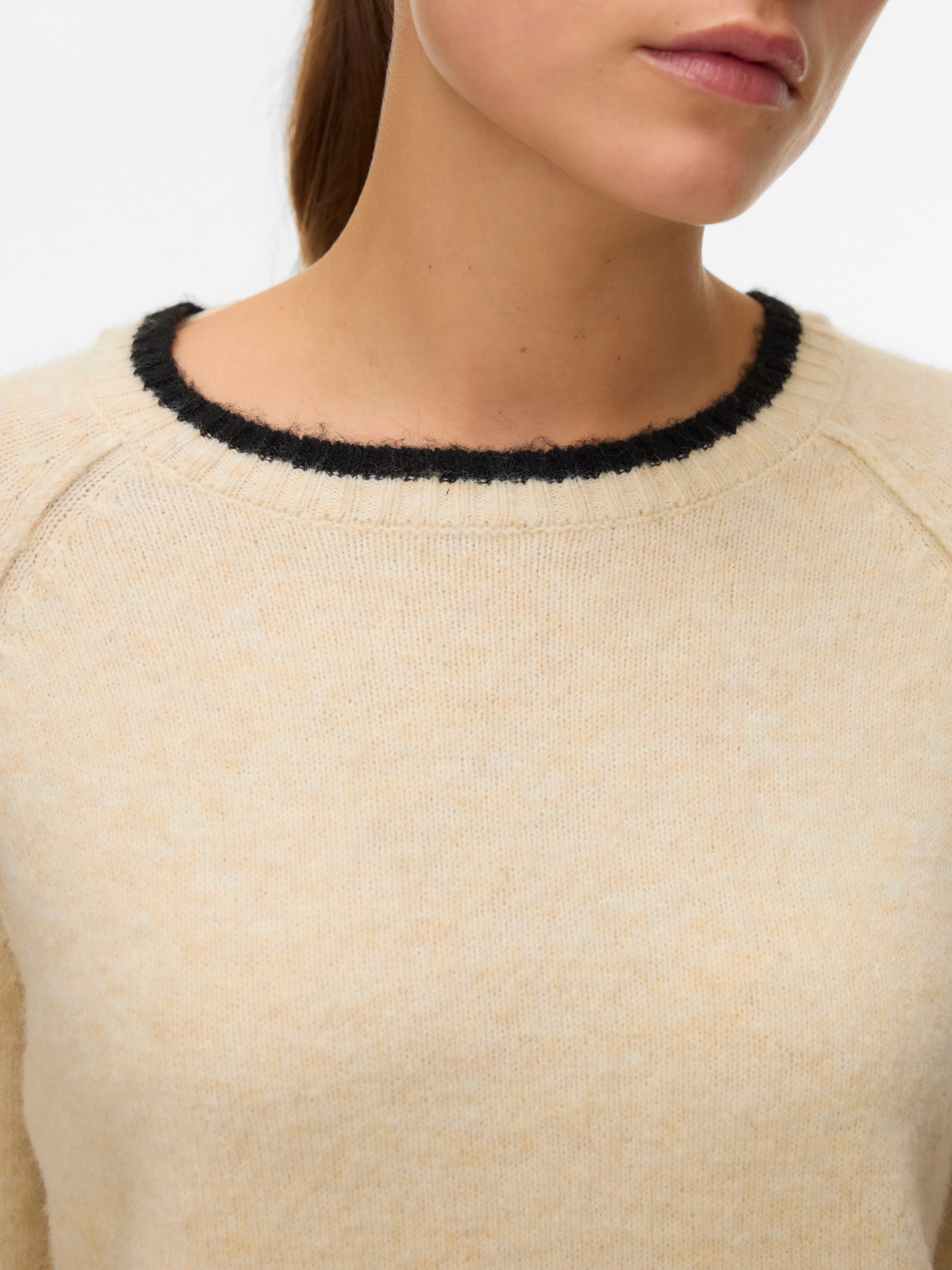 Vero Moda Strickpullover »VMAQUARIUS LS O-NECK RAGLAN PULLOVER BF«