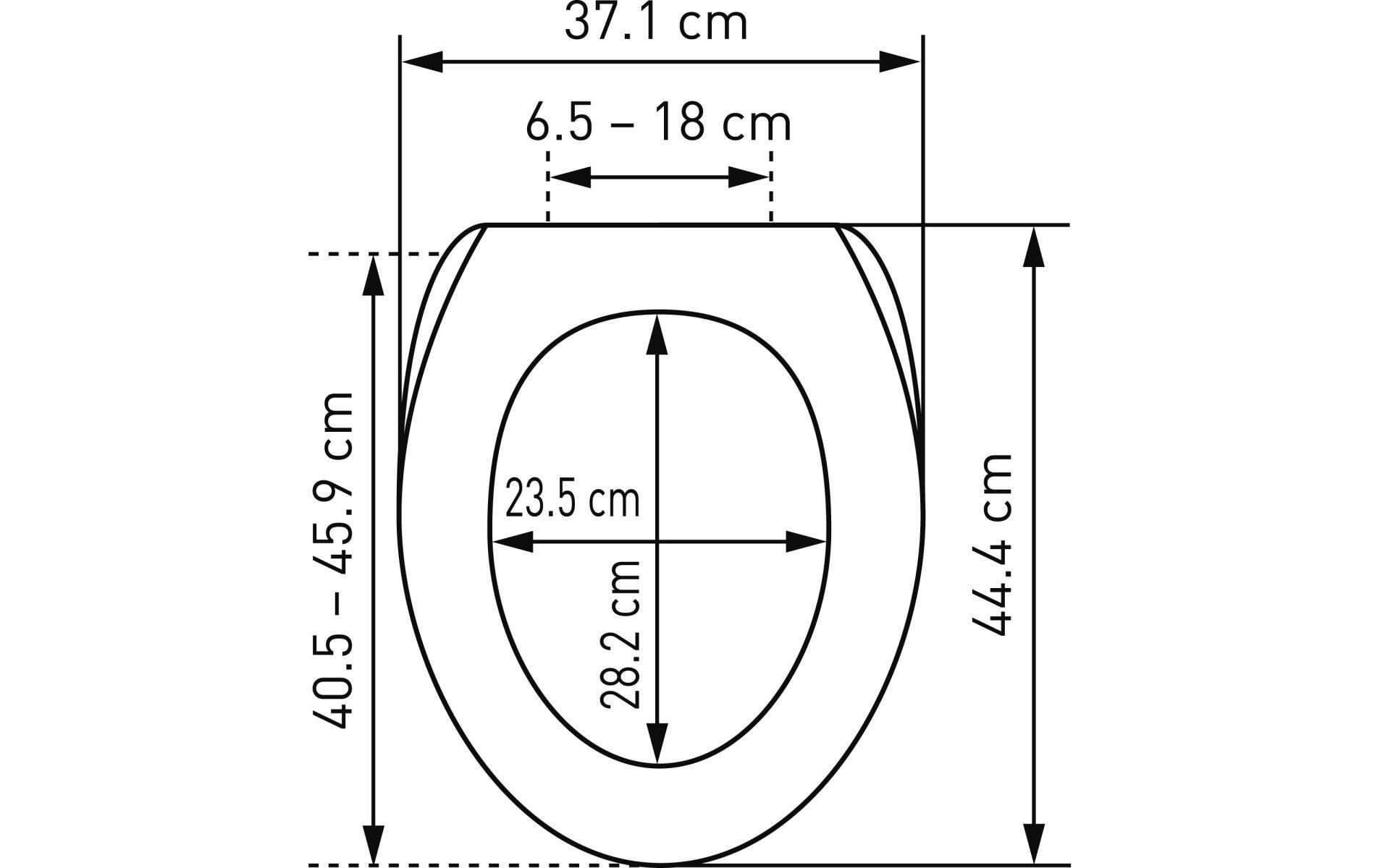 diaqua® Siège de WC »Plain«