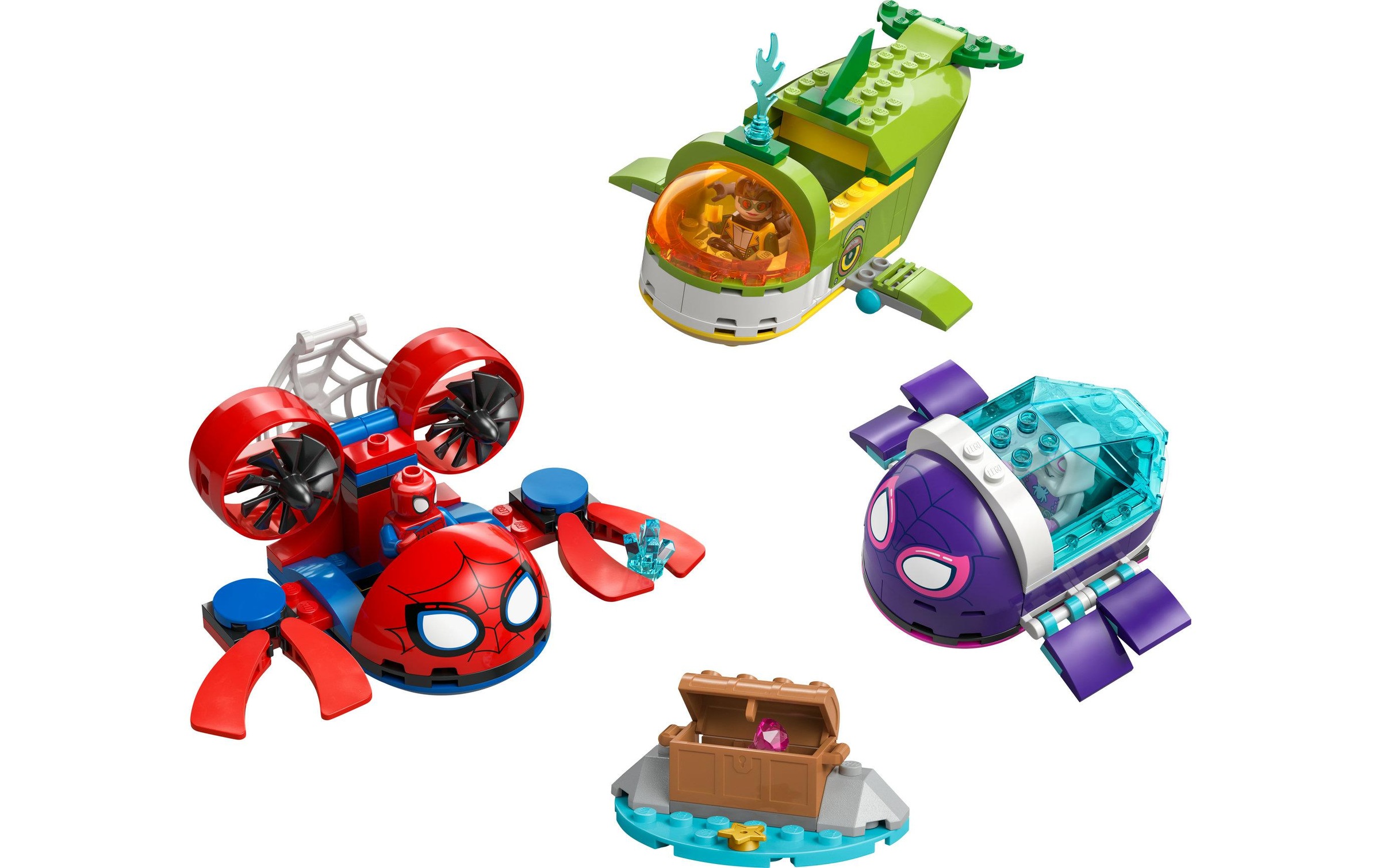 LEGO® Konstruktionsspielsteine »Marvel Spidey Unterwasserfahrzeuge 11207«
