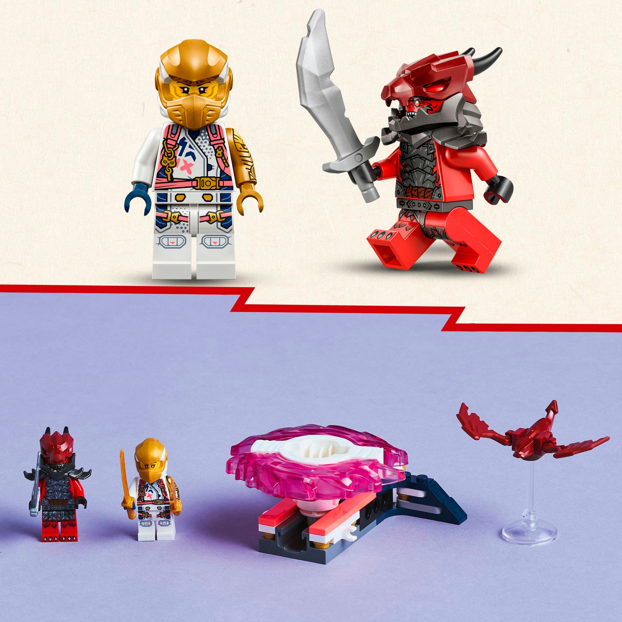 LEGO® Pions de construction »Soras Drachen-Spinjitzu-Spinner (71824), LEGO Ninjago« Made in Europe