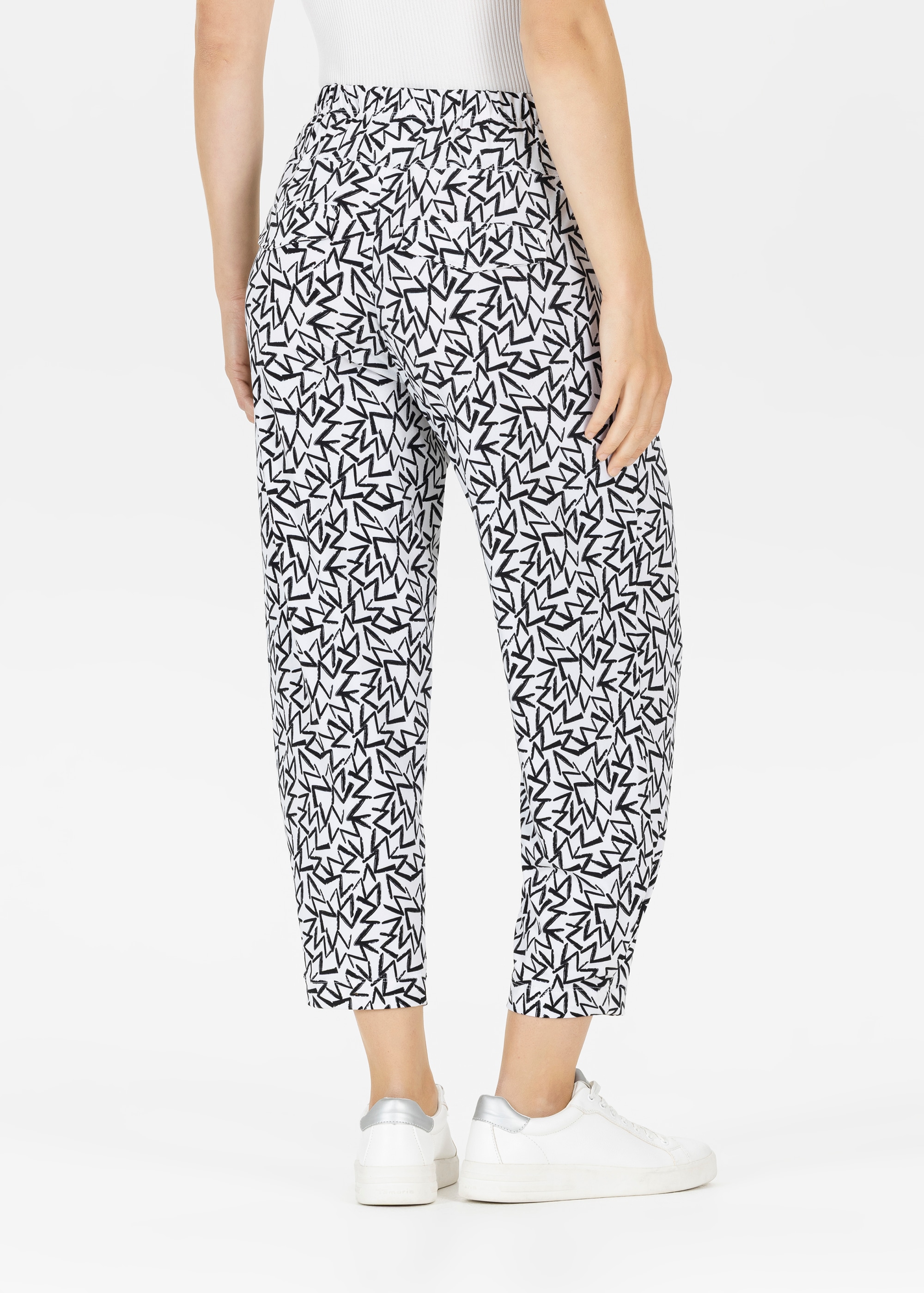 Stehmann Pantalon 3/4  avec imprimé intégral