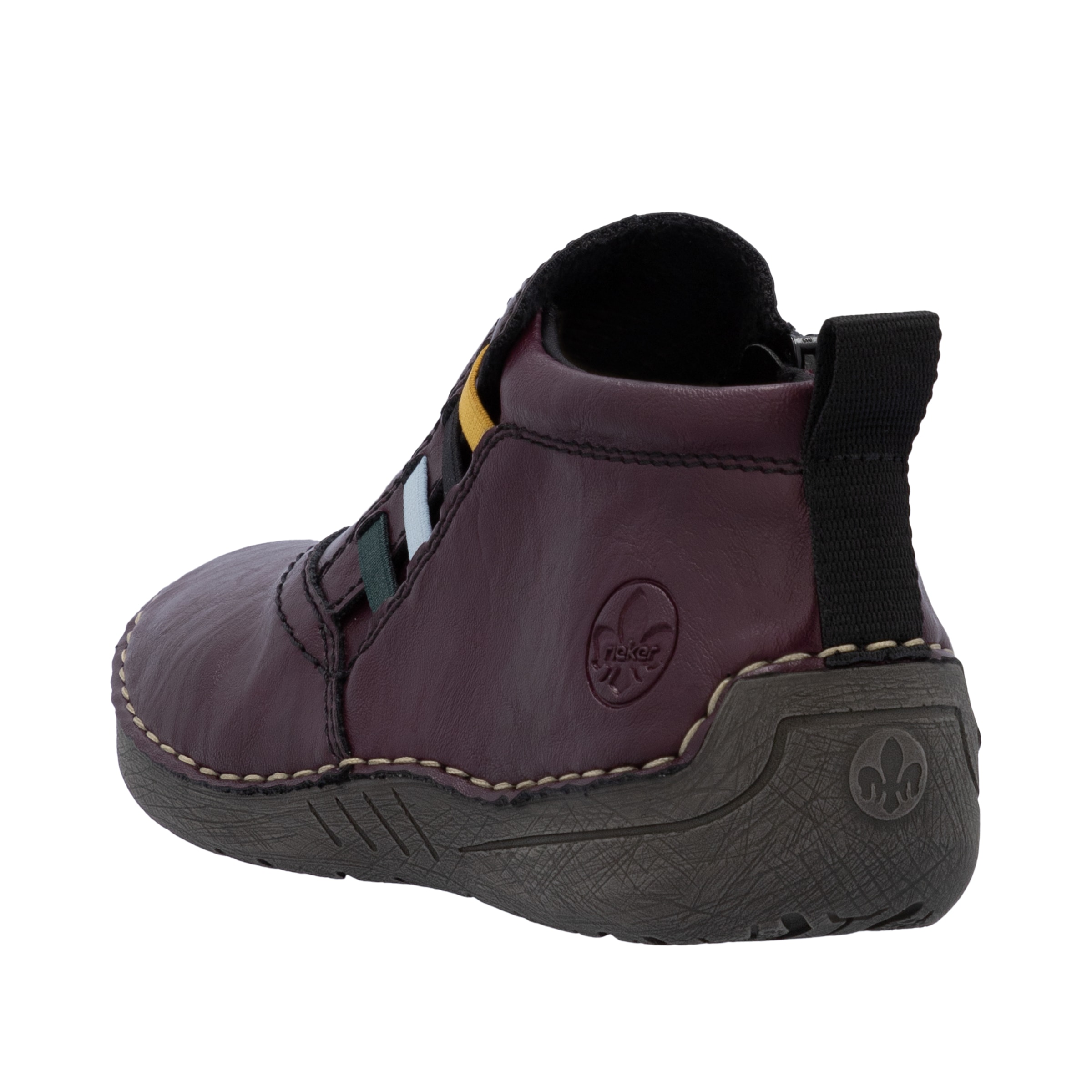 Rieker Bottines à enfiler  Boots casual, bottines, boots à enfiler avec fermeture éclair intérieure