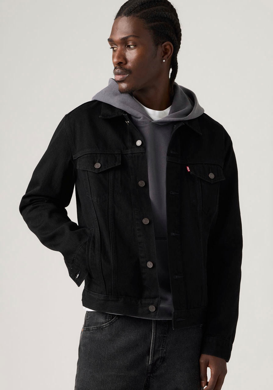 Levi's® Veste en jean »VINTAGE FIT TRUCKER JKT« sans capuche avec patte de boutonnage