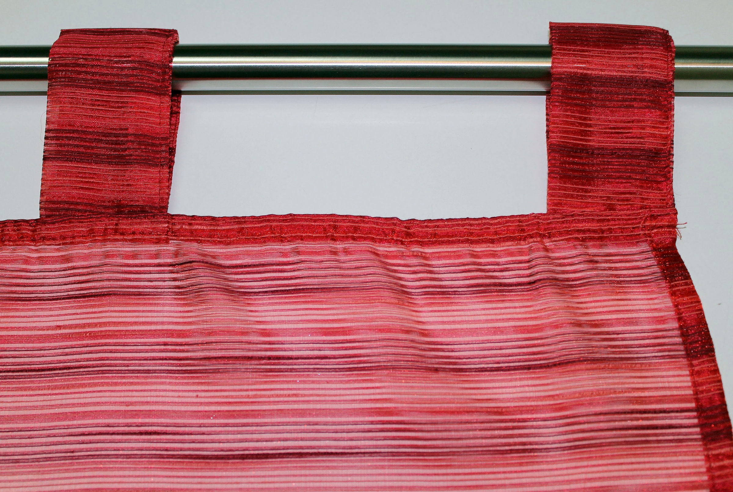 HOSSNER - ART OF HOME DECO Gardine »Egelsee« Schlaufen 1 Stk. tlg. Schlaufenschal im zeitlosen Design