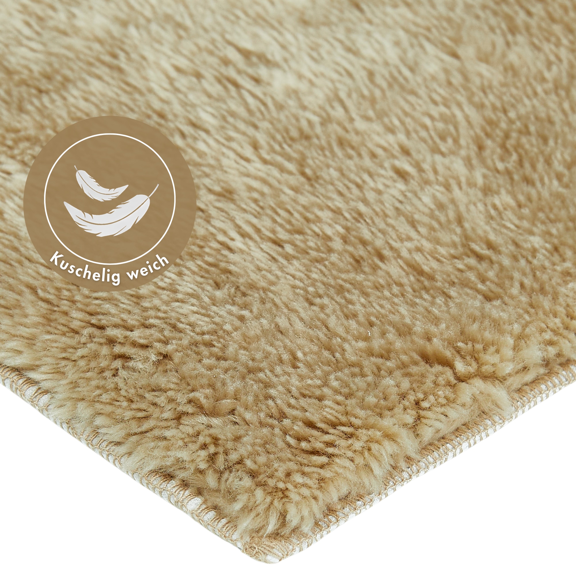 Andiamo Tapis de bain »Florida« Höhe 23 mm Uni Farben, besonders weich, auch als 2er Set erhältlich