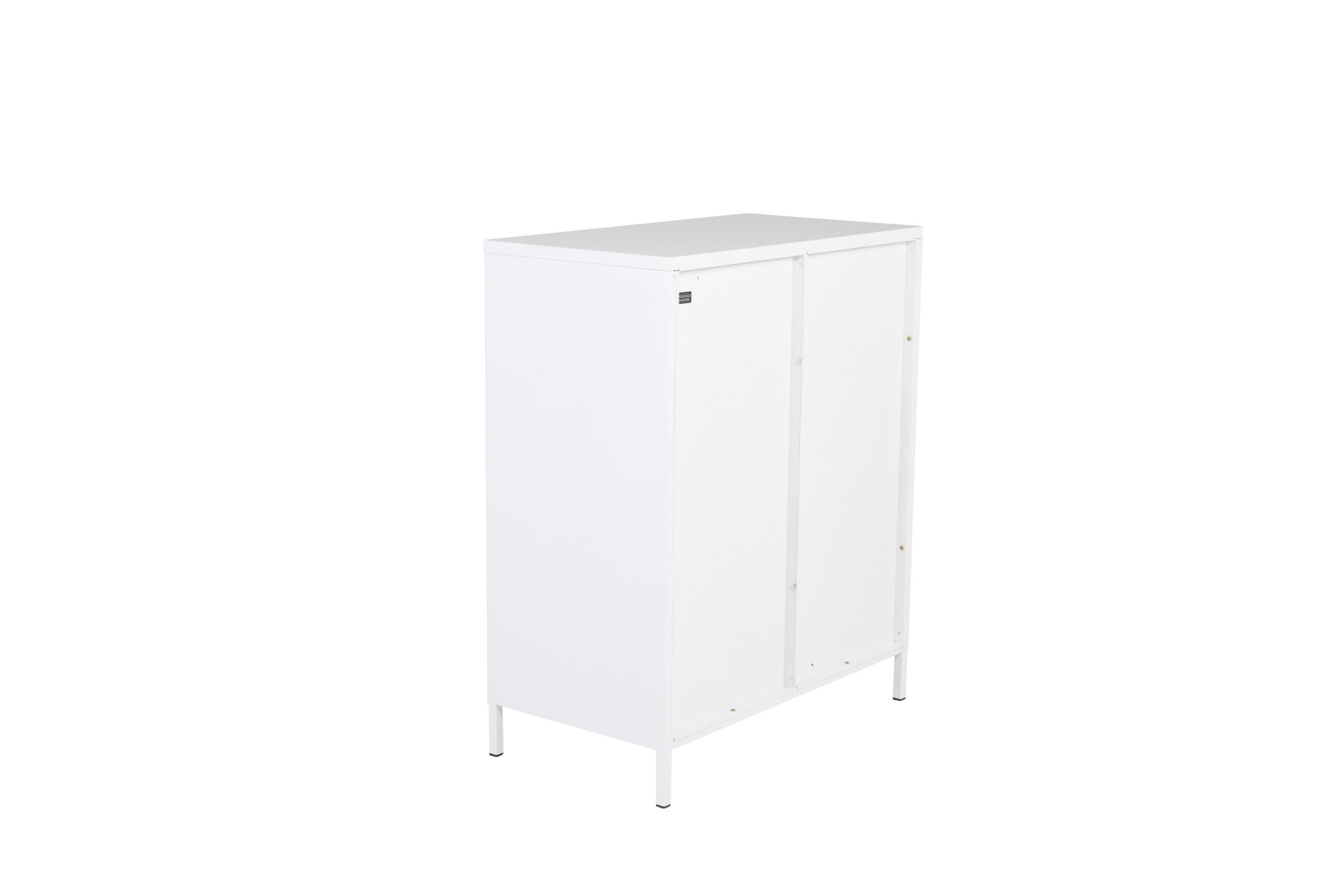 Venture Home Vitrines »Acero, Stauraumschrank, 2 Glas-Türen, Höhe 97 cm« Revêtement en poudre, transparent, poignée argentée, moderne