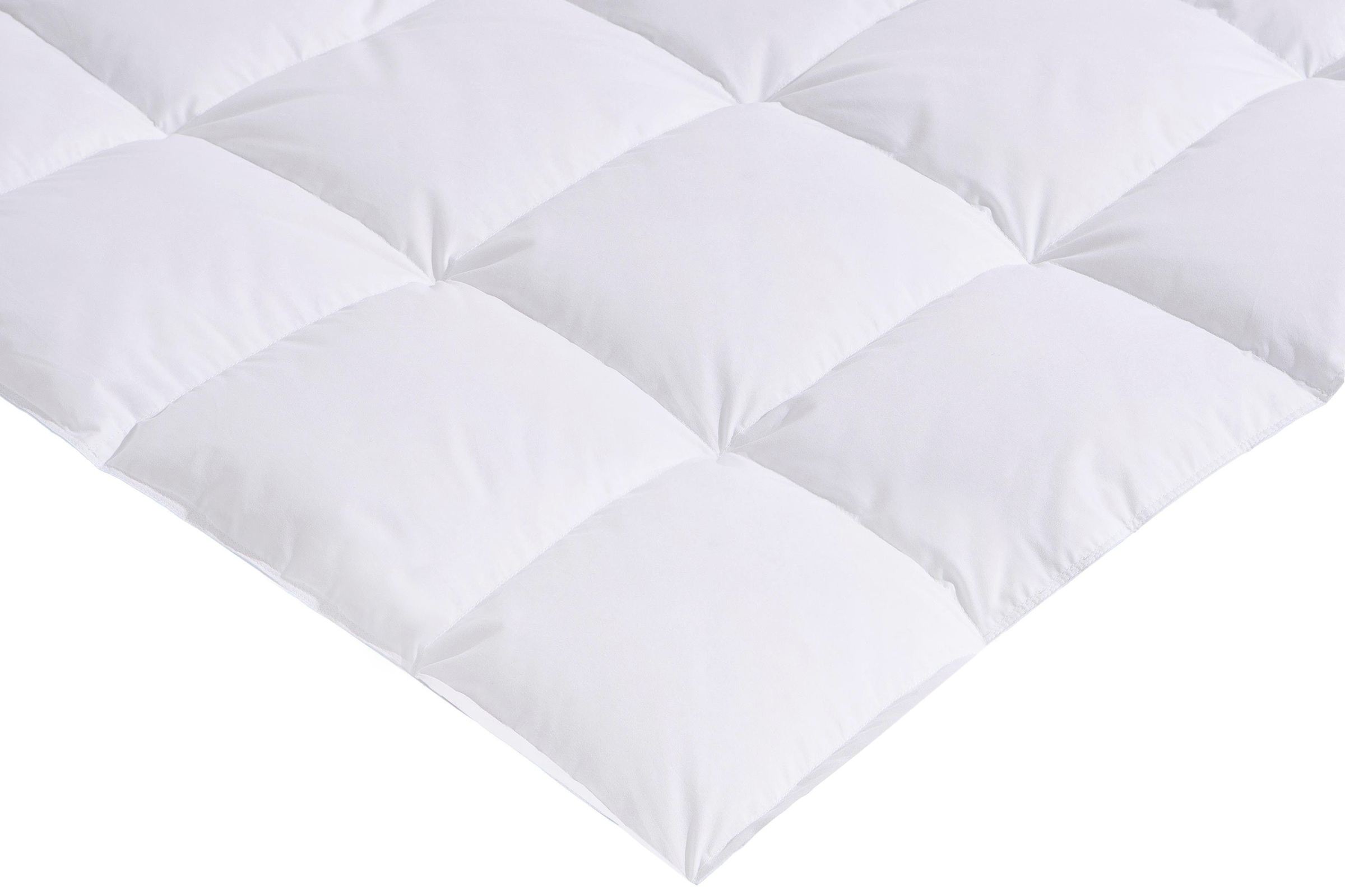 Älgdröm Daunenbettdecke + 3-Kammer-Kopfkissen »Lasse, Bettdecke 135x200 cm, 155x220 cm, Made in Green« 2-tlg., Set mit Kissen 40X80 cm, 80x80 cm, allergikerfreundlich