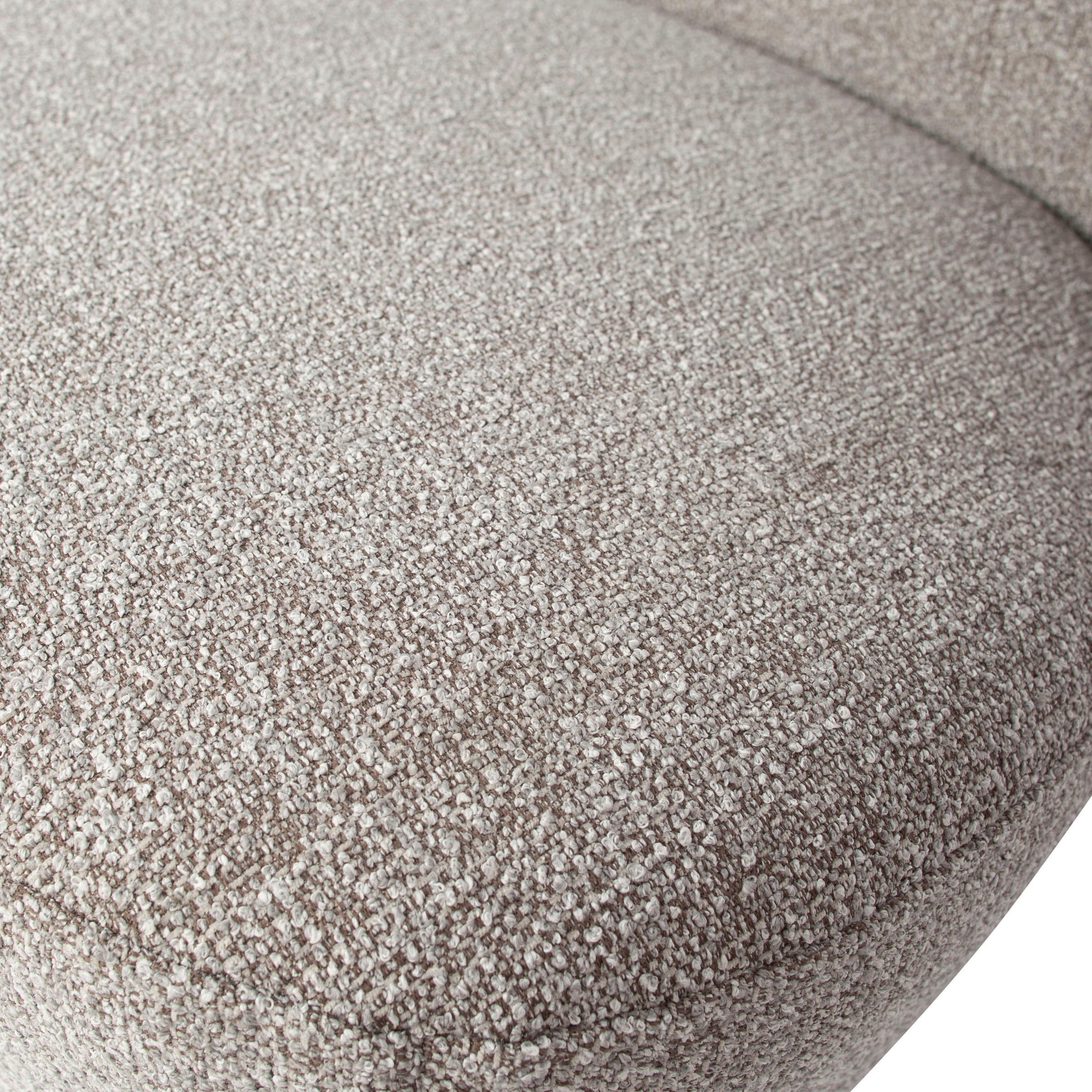 WOOOD Fauteuil lounge »Lofty mit Bouclé-Bezug und Hartholzrahmen B 68 x T 72 x H 75 cm« Haute résistance à l'usure, hauteur d'assise 42 cm, coussin dorsal séparé