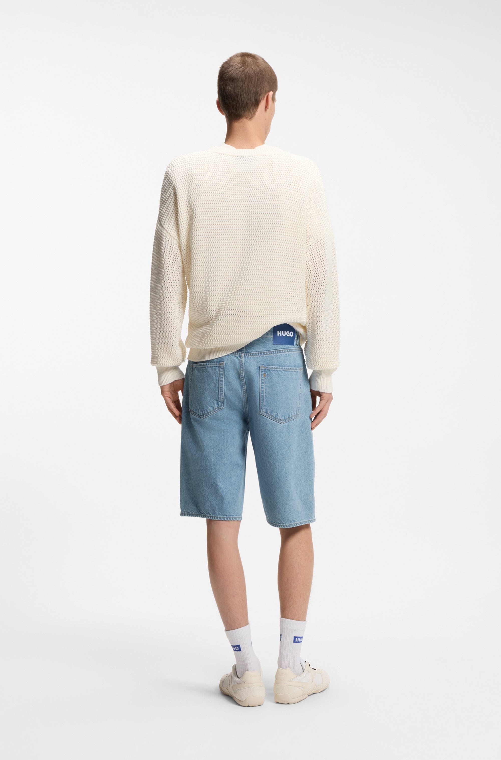 HUGO Short en jean »Skate« Coupe droite