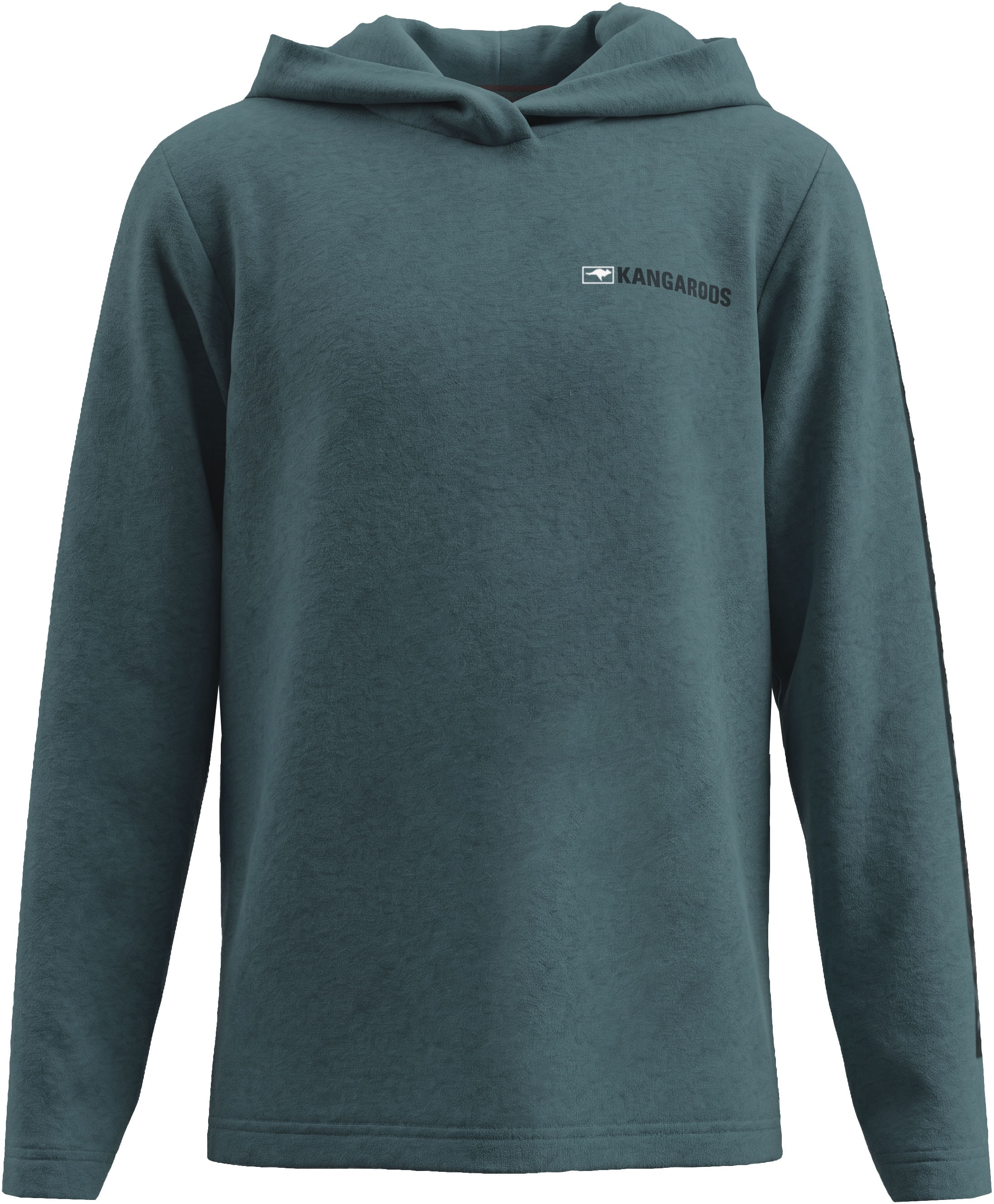 KangaROOS T-shirt à capuche »Shirt mit Ärmelprint« sweat à capuche chiné avec imprimé sur les manches