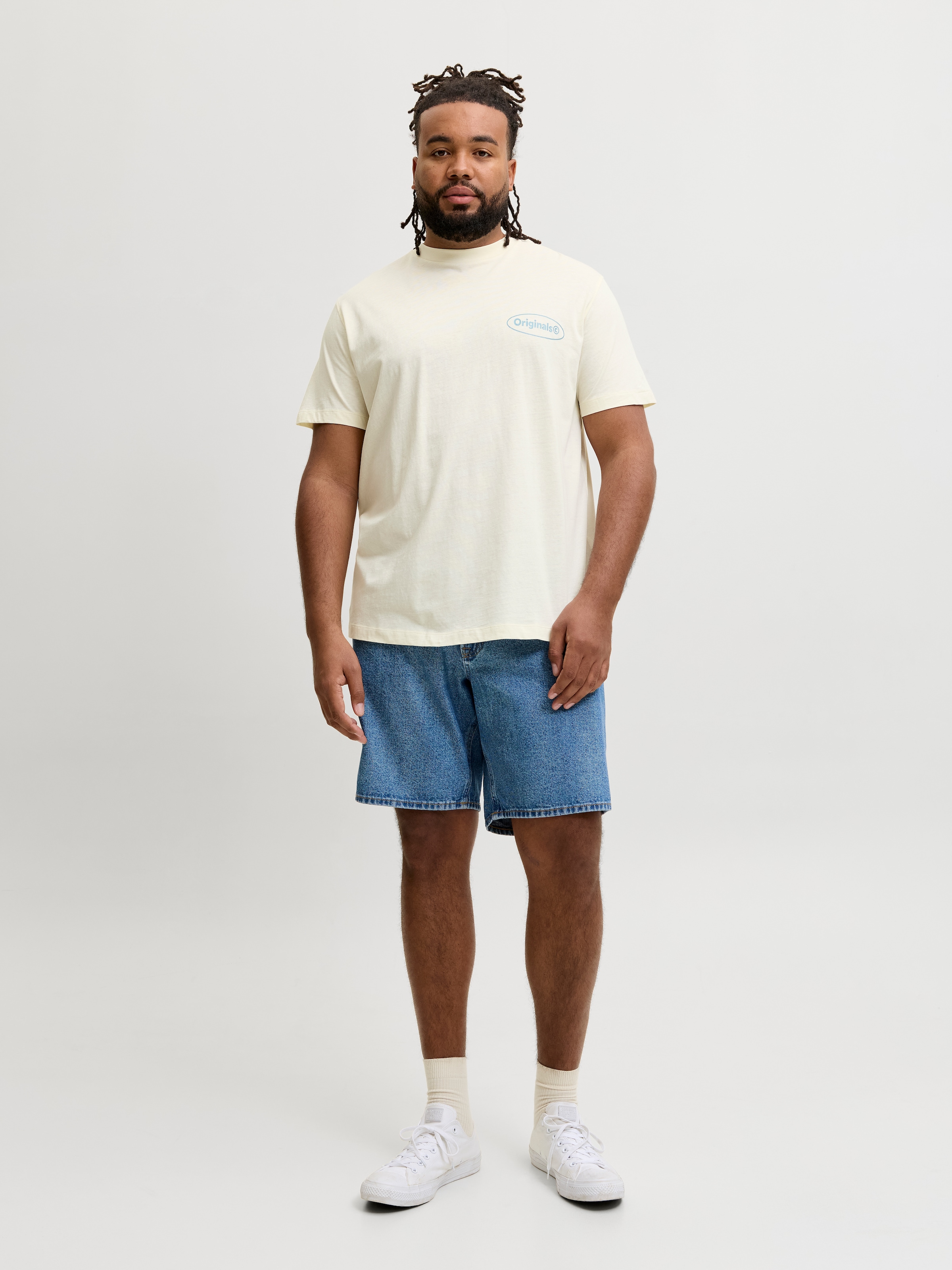 Jack & Jones PlusSize T-Shirt »JORRIVIERA VINTAGE POSTER BACK TEE PLS« mit Print