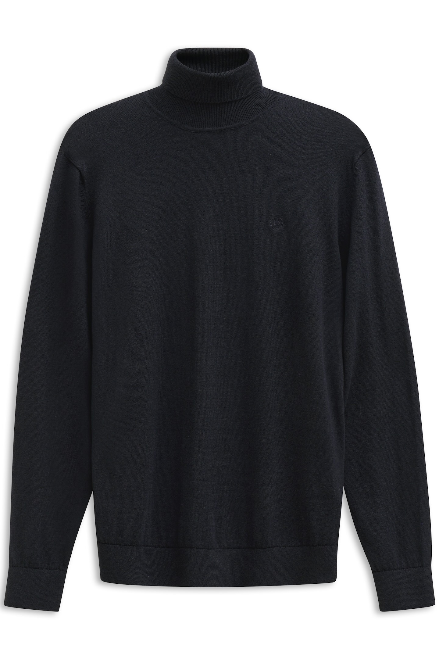 bugatti Pull à col roulé »Regular Fit« aus Baumwolle-Kaschmir