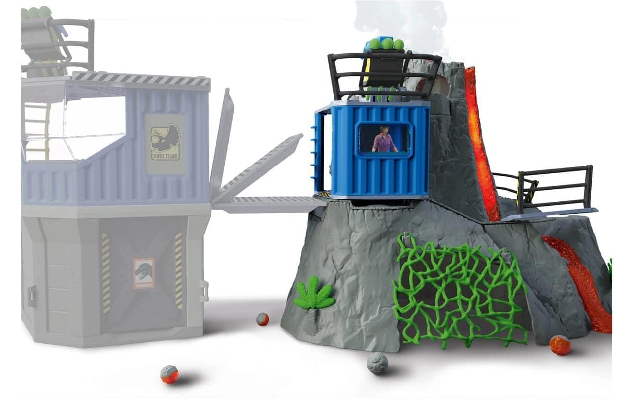 Schleich® Spielwelt »Figurenset Grosse Vulkan Expedition« Dinosaurier Spielzeug-Set
