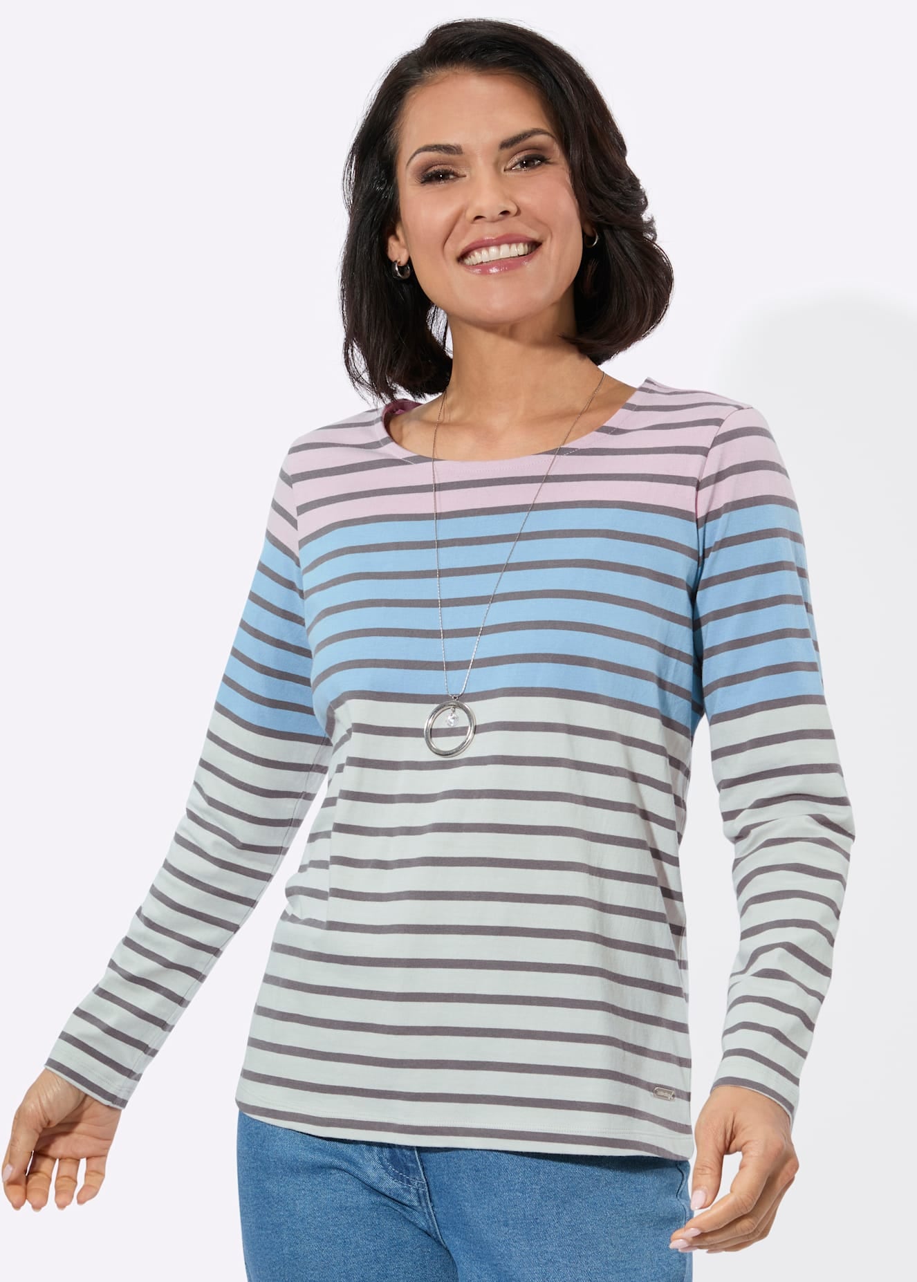 Casual Looks T-shirt imprimé »Druck-Shirt« 1