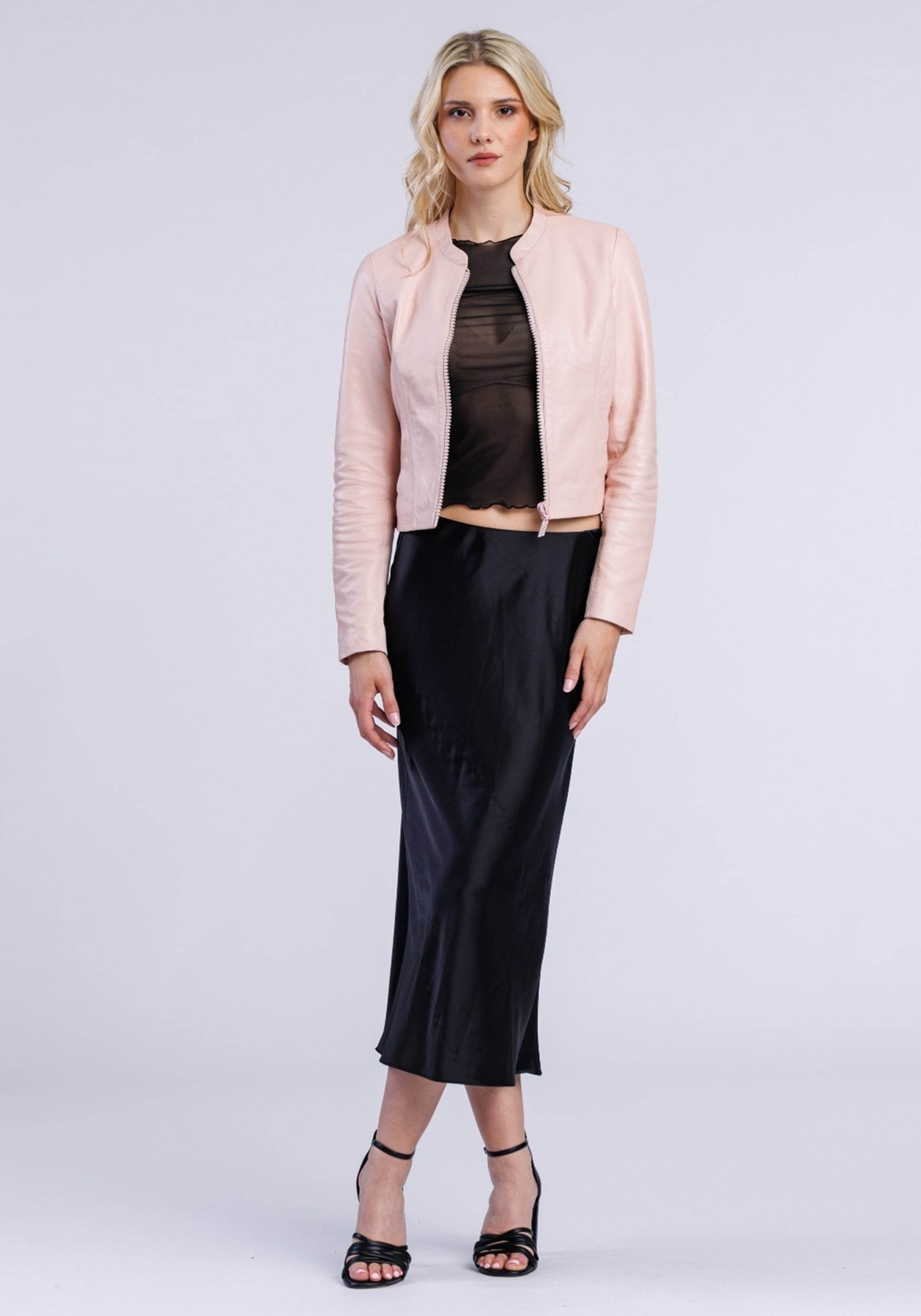 Freaky Nation Veste en cuir »Lederjacke-FN«