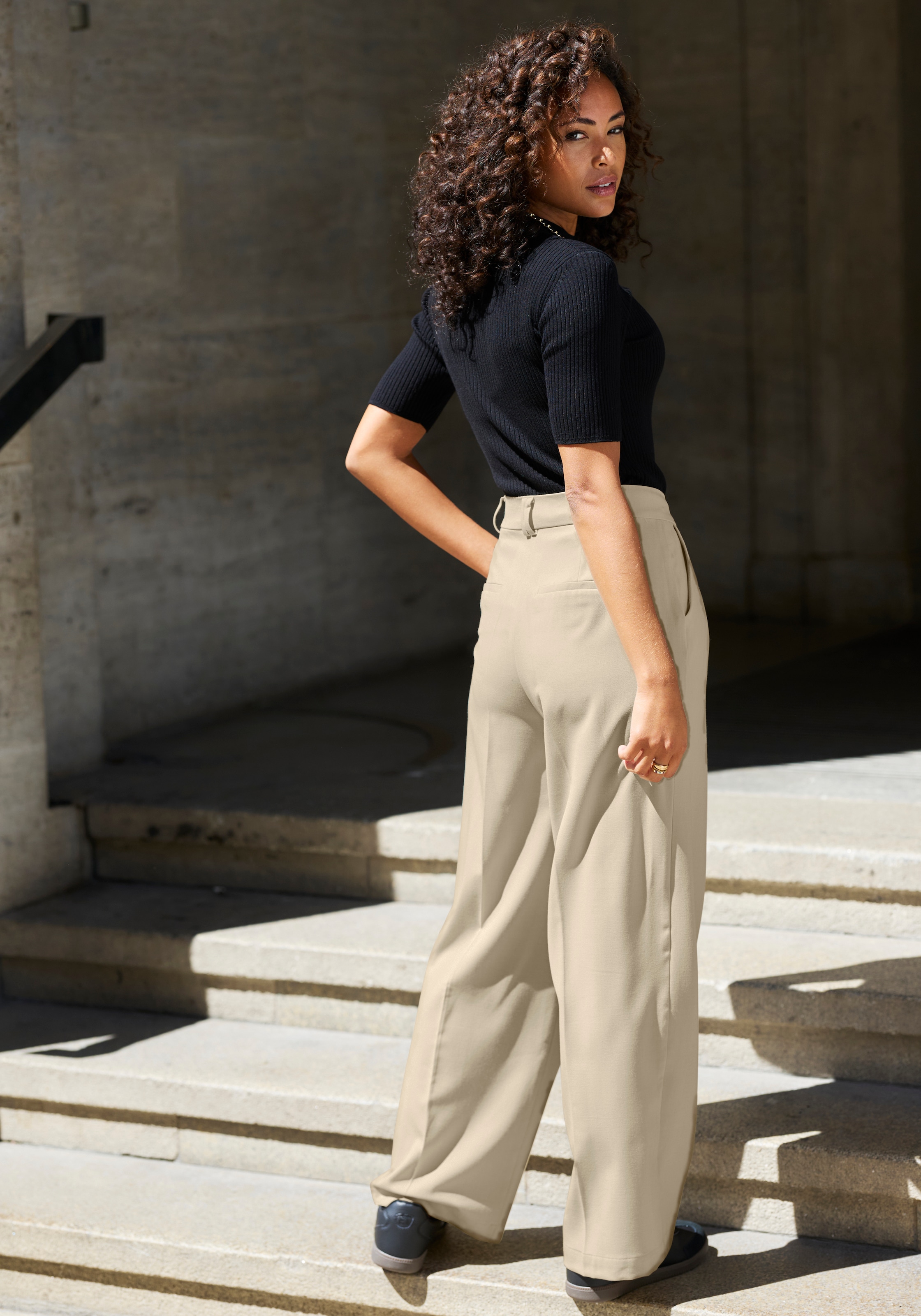 LASCANA Palazzohose  im Business-Look, elegante Anzughose mit Taschen