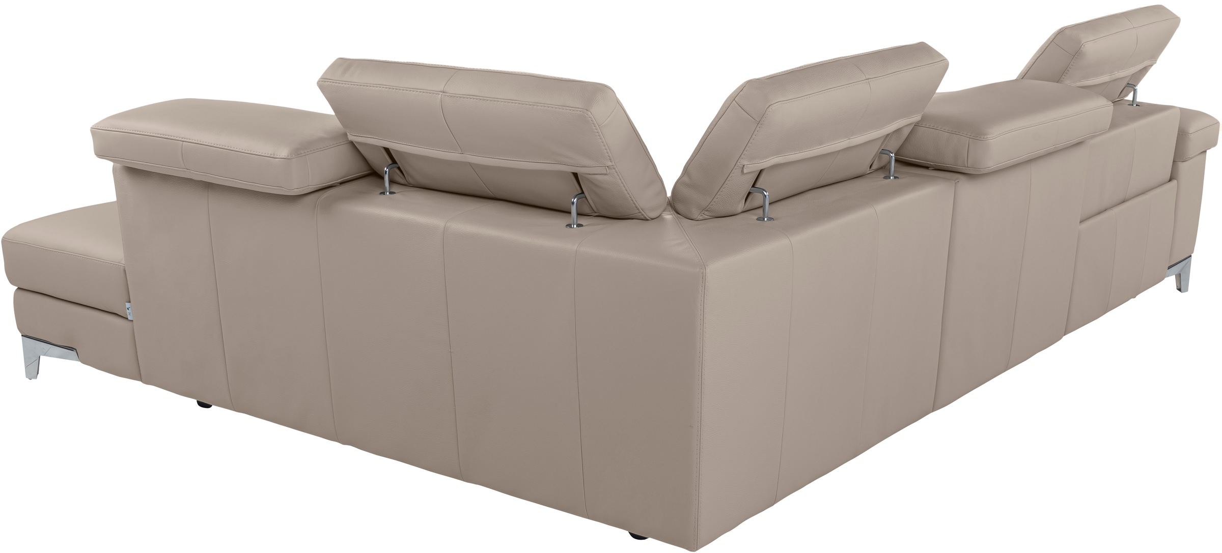 CALIA ITALIA Ecksofa »Nove, mit erstklassigen Sitzkomfort und Komfortfunktion« L-Form, mit hochwertigem Lederbezug