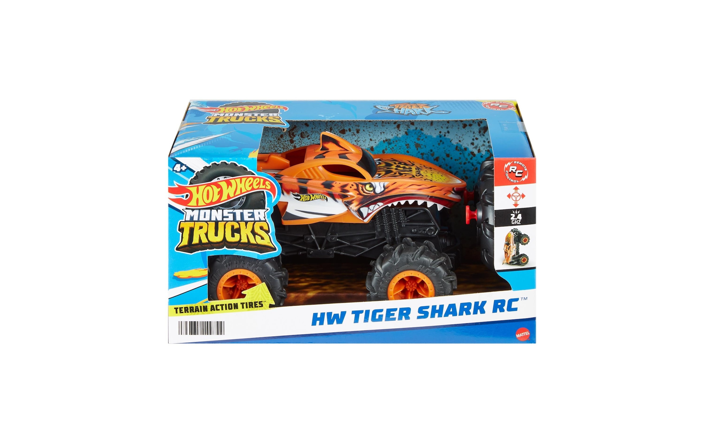 Hot Wheels RC-Auto »Monster Trucks Spielset RC 0,0583333333333333 Tiger Shark«