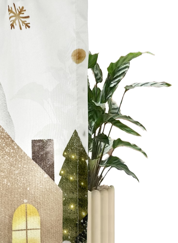 my home Scheibengardine »Noel« Stangendurchzug 1 Stk. tlg.