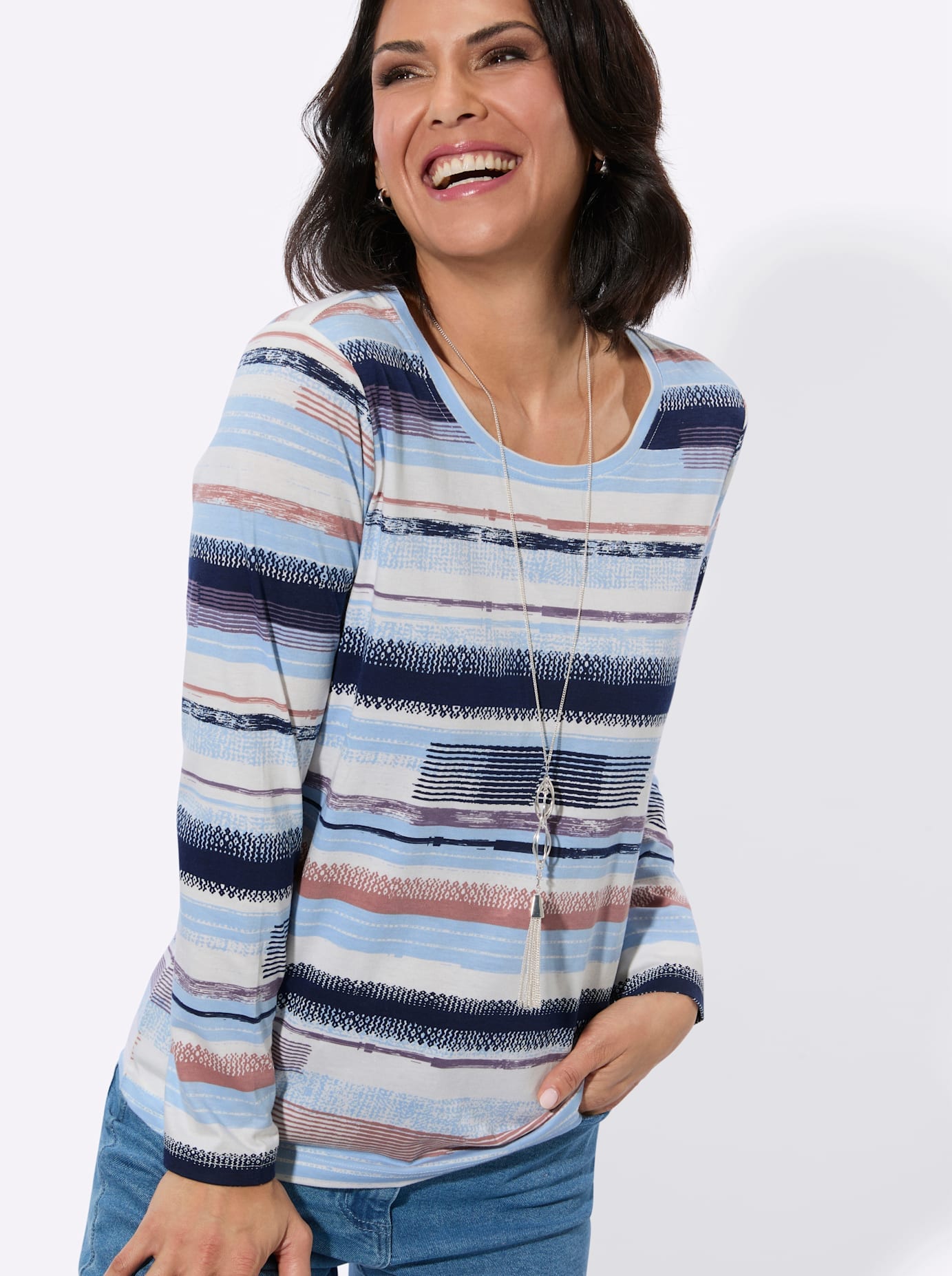 Casual Looks Print-Shirt »Druck-Shirt« 1